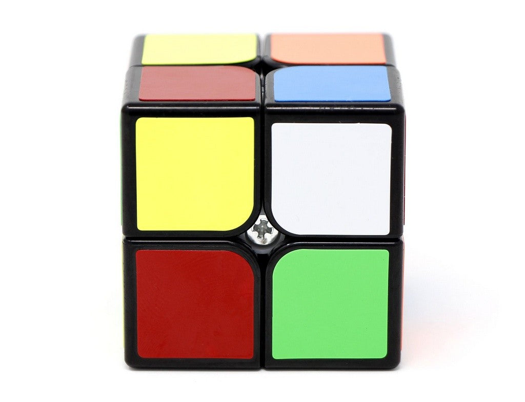 Cubo Mágico 2x2 QiYi QiDi desmontado ou em detalhe de mecanismo interno