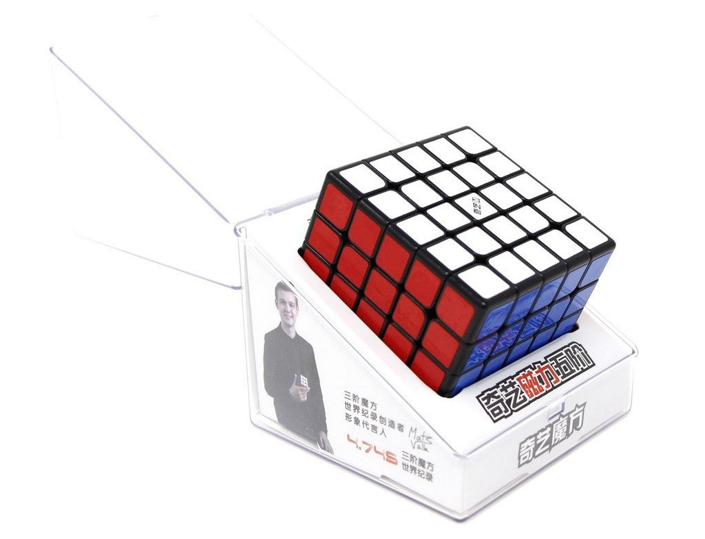 Cubo Mágico 5x5 QiYi MS Magnético — ângulo lateral destacando as camadas internas