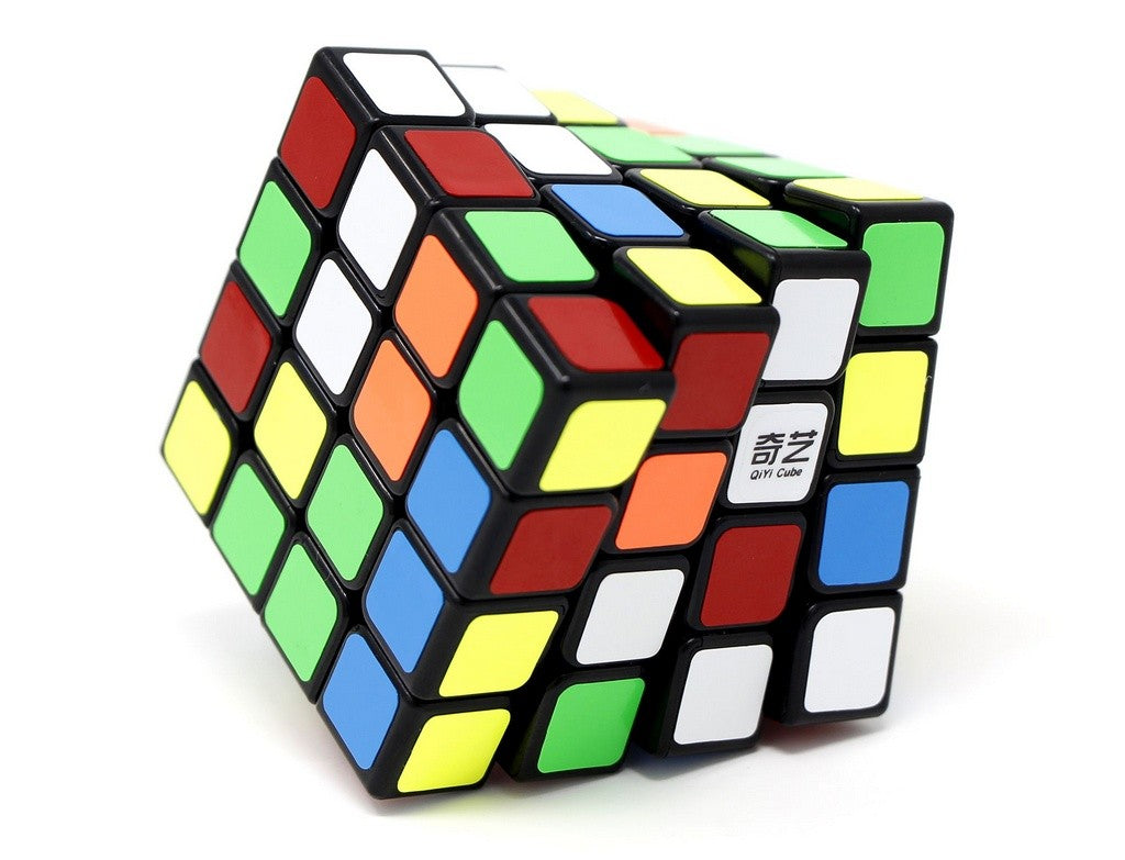 Cubo Mágico 4x4 QiYi QiYuan W2 — vista traseira com estrutura das camadas