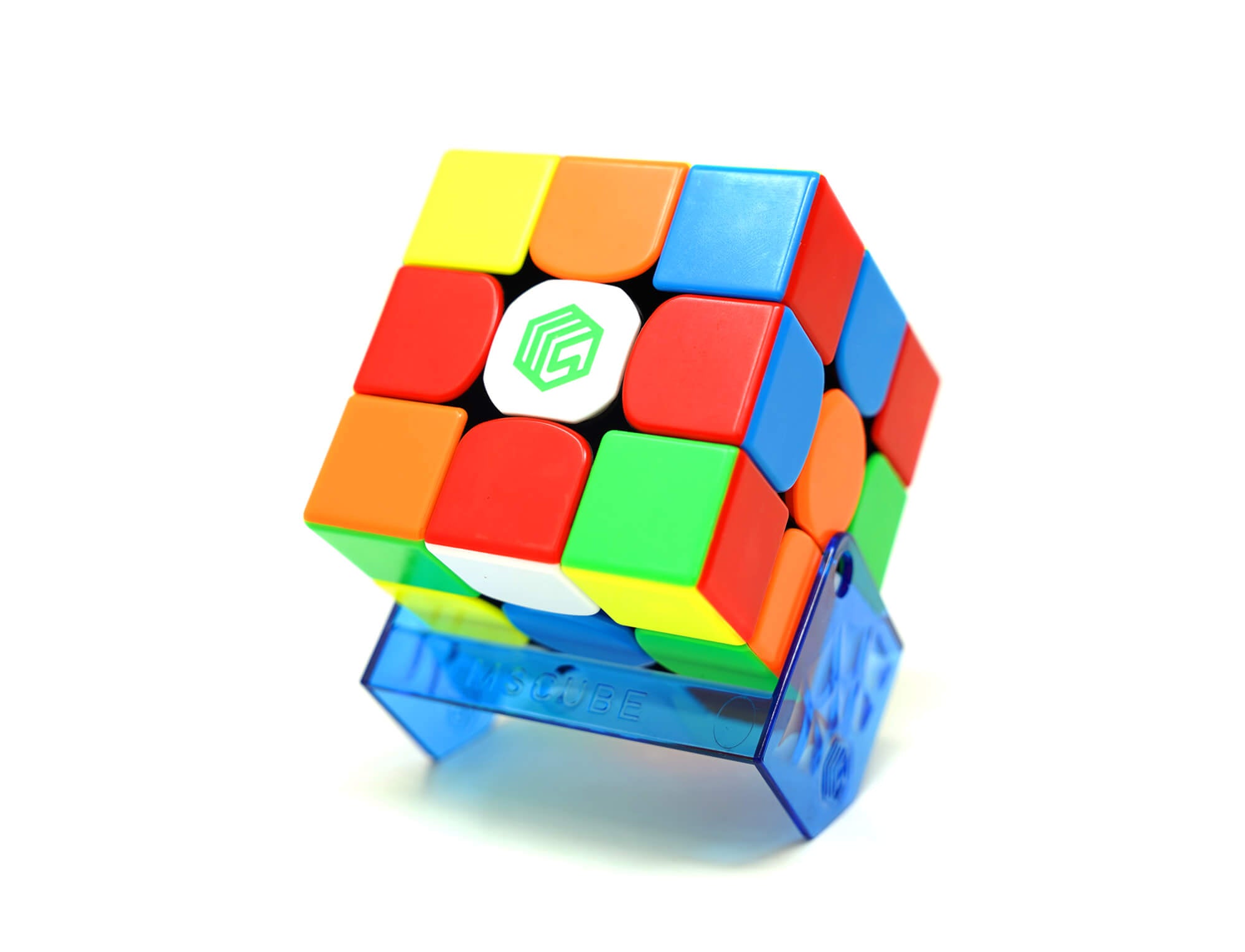 MSCube MS3X 3x3 Magnético — ângulo lateral mostrando acabamento Tradicional