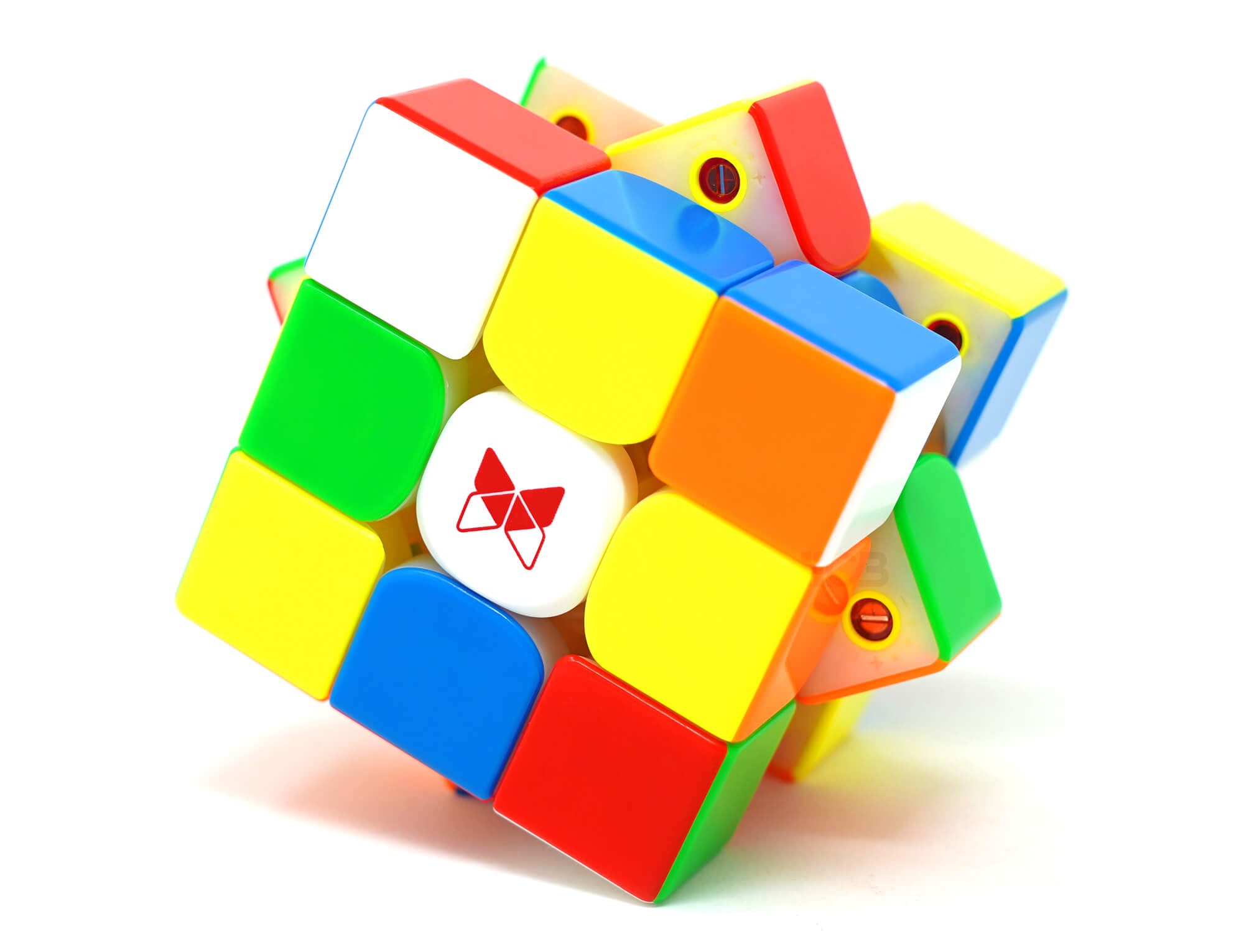 Cubo Mágico QiYi Tornado V3 Pioneer UV — vista traseira stickerless