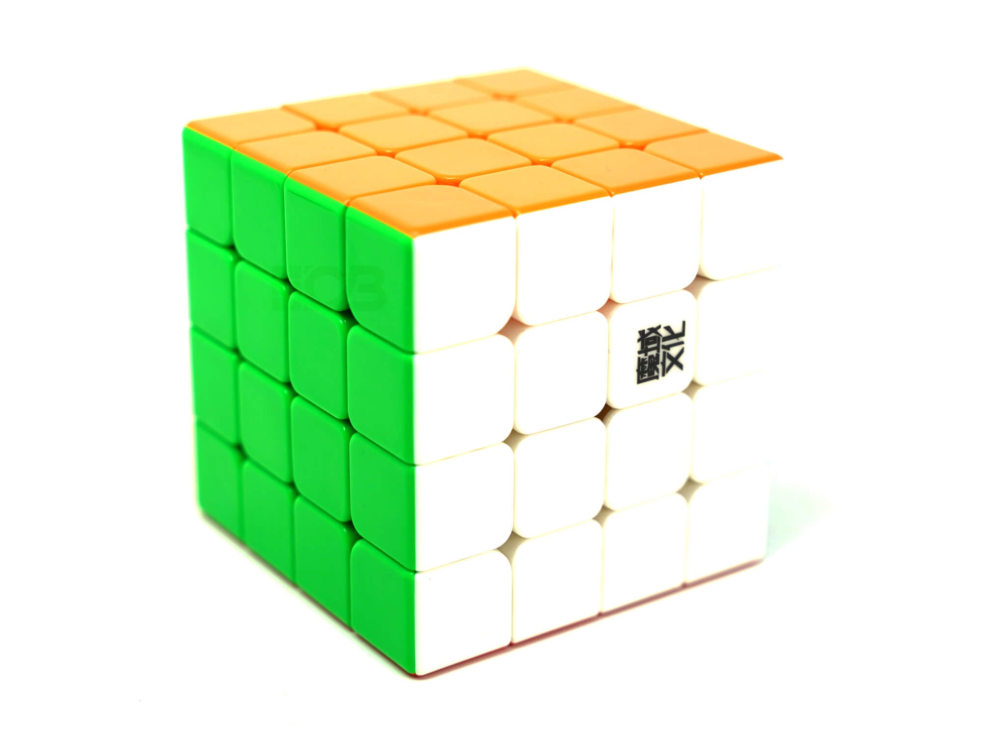 Cubo Mágico 4x4 MoYu AoSu WRM 2019 Magnético stickerless — vista frontal