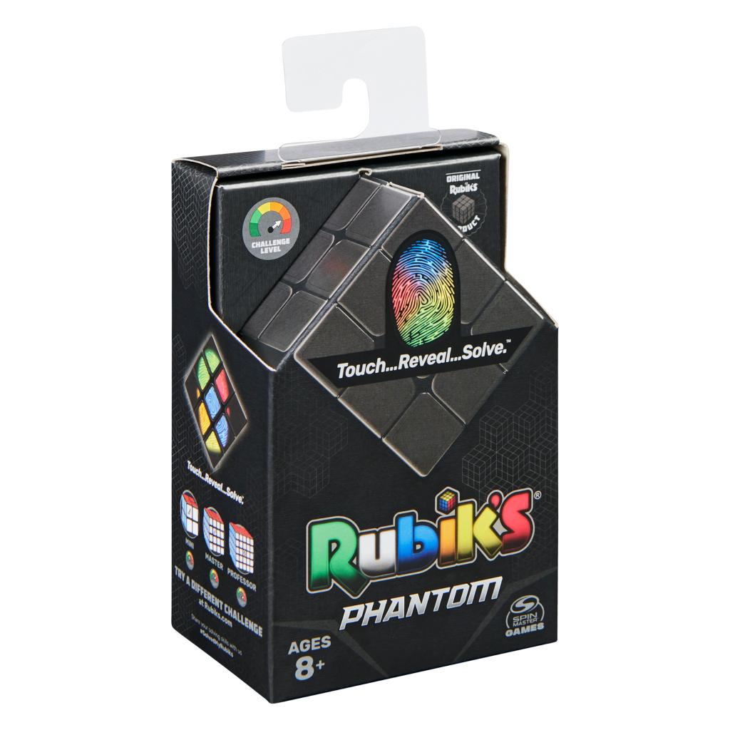 Mão segurando o Cubo Mágico Phantom com cores aparecendo pelo calor dos dedos