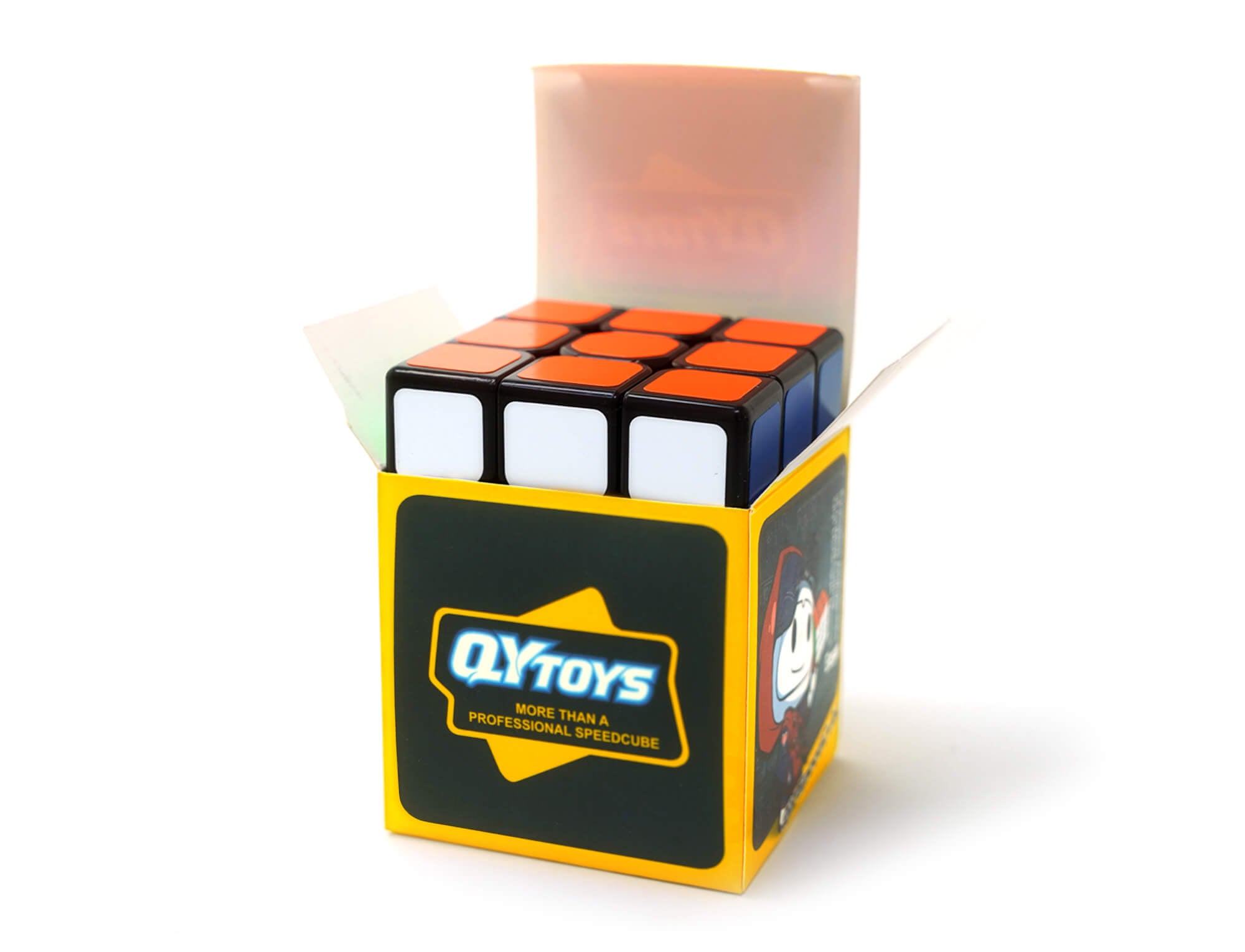 Cubo Mágico QiYi Sail W com camadas levemente giradas evidenciando o mecanismo de giro