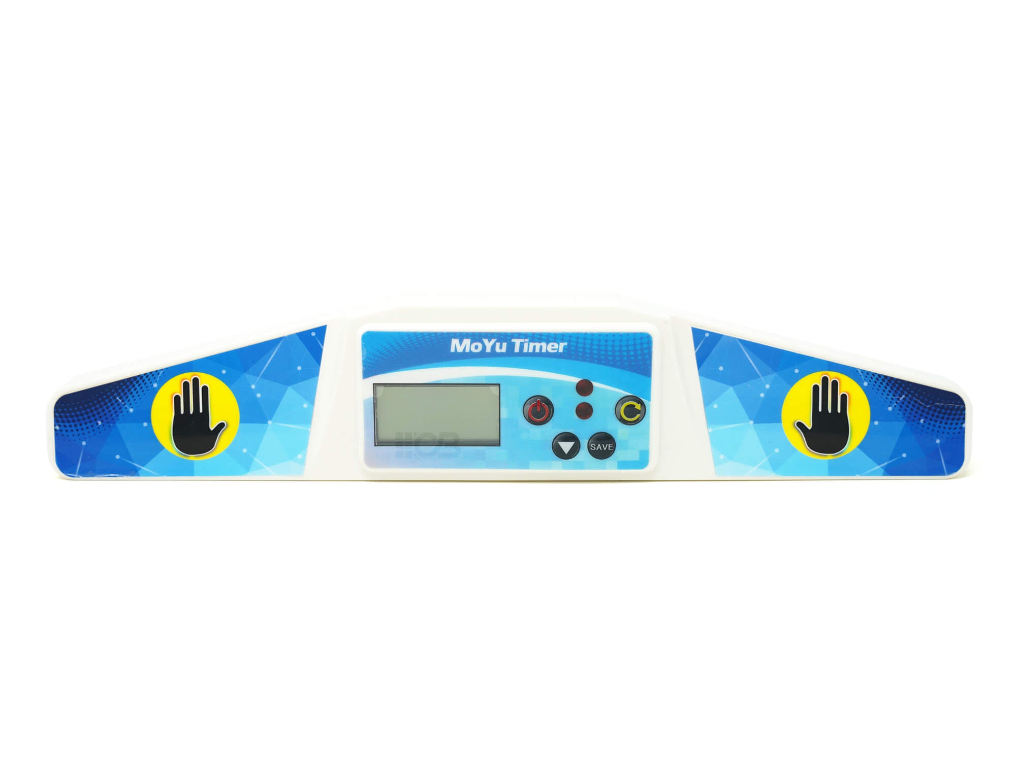 Cronômetro Timer MoYu com display digital e sensores de toque, vista frontal