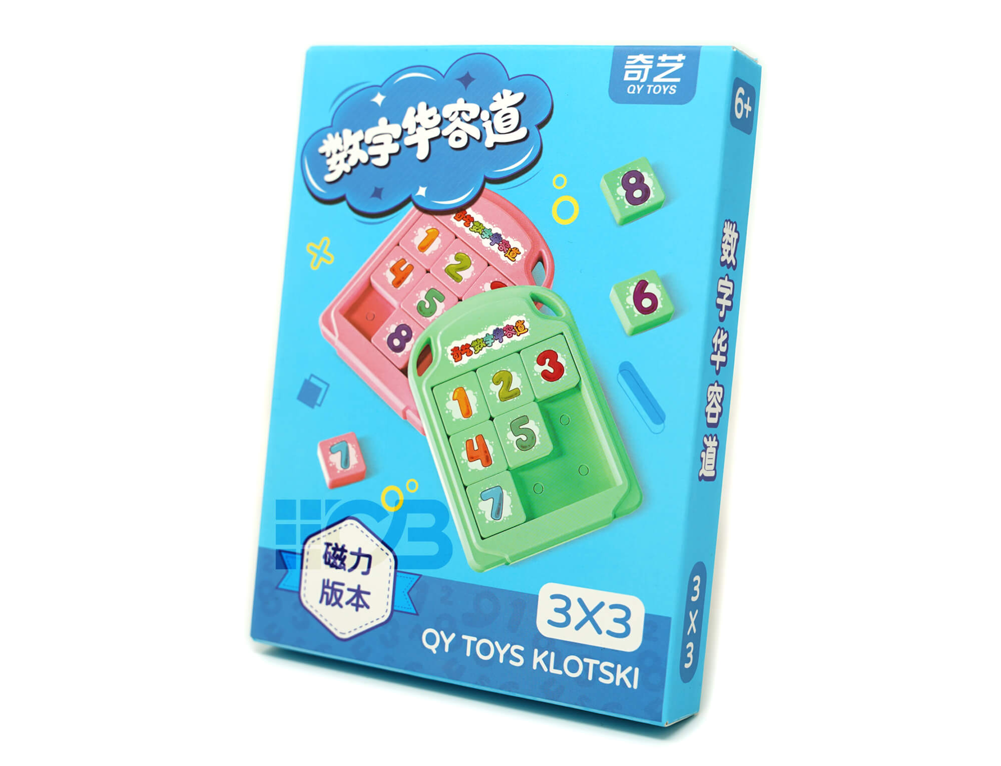 Racha Cuca 3x3 Rosa QiYi — embalagem do produto