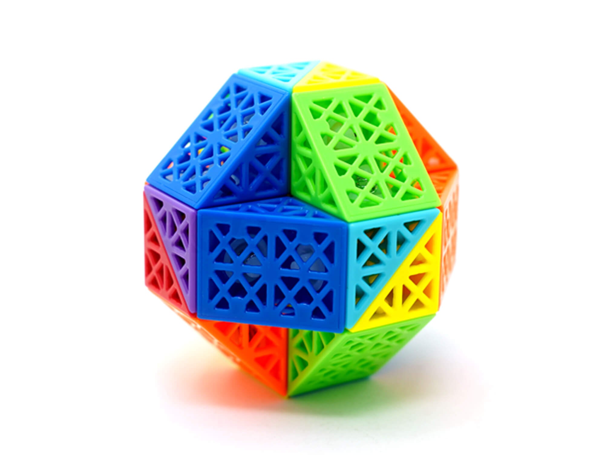 Cubo Serpente Hollow Diansheng 24 blocos em formato de estrela, vista frontal