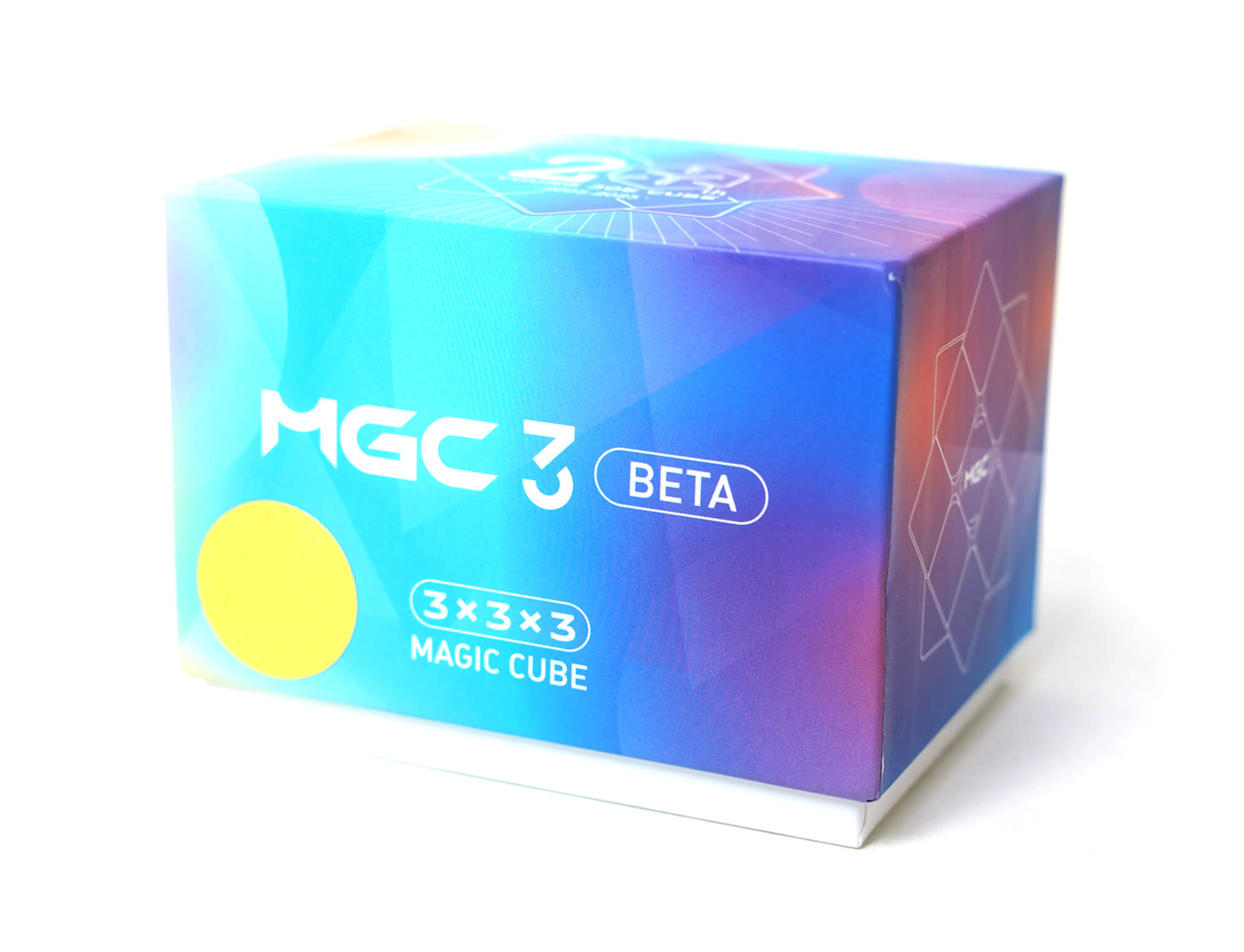 Embalagem comemorativa do Cubo Mágico YJ MGC3 Beta 20th Anniversary