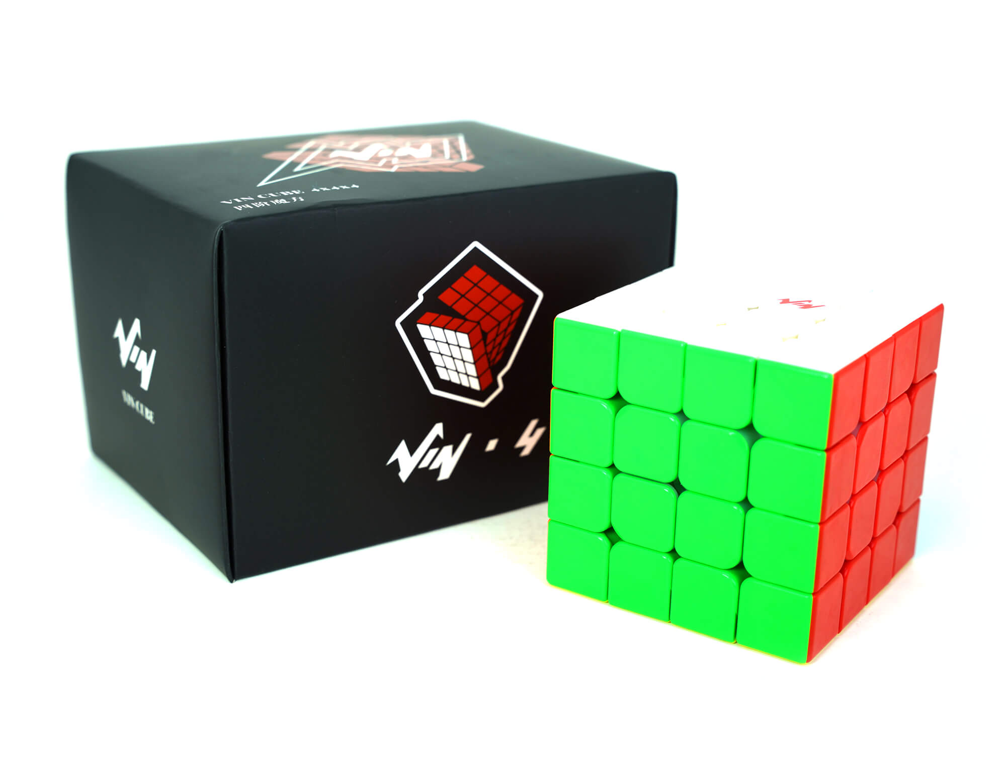 Cubo Mágico 4x4 Vinci Cube Magnético Glossy — vista superior destacando peças centrais