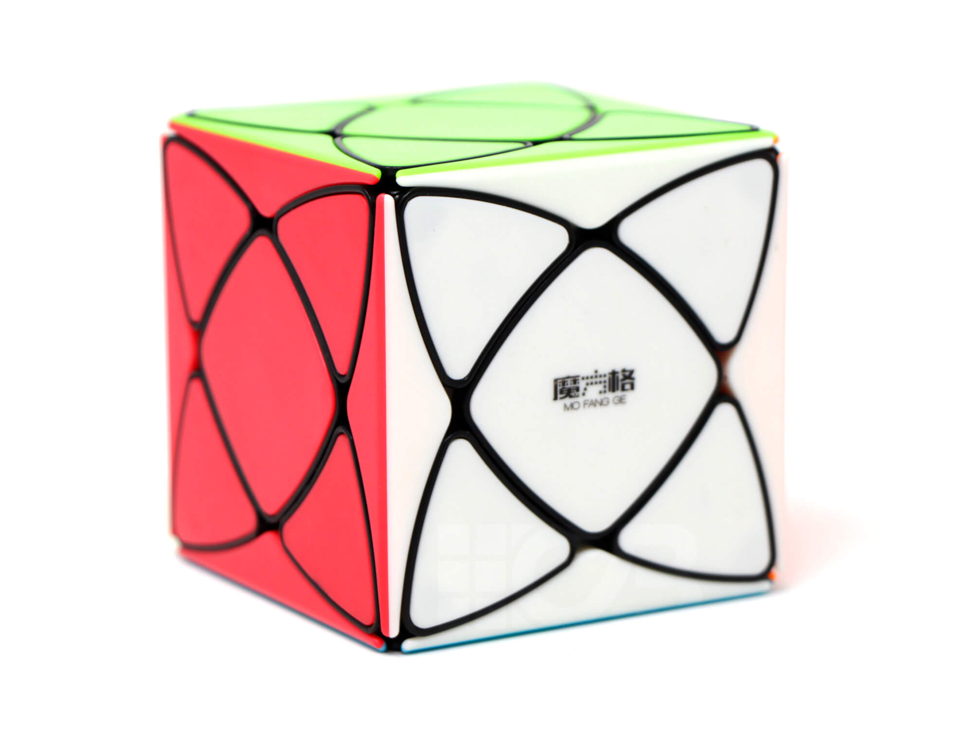 Embalagem do Ivy Cube Colorido QiYi com o cubo ao lado