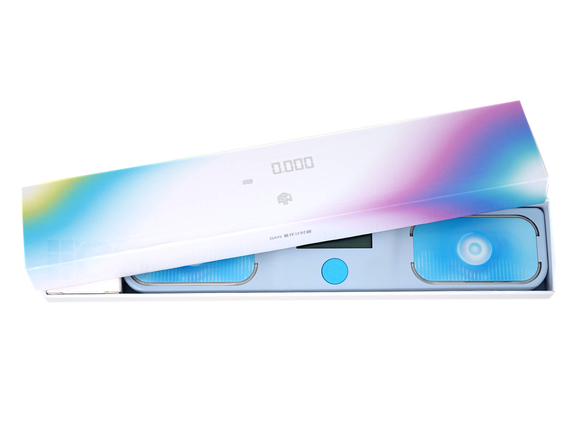 GAN Smart Timer Halo conectado ao aplicativo via Bluetooth em smartphone