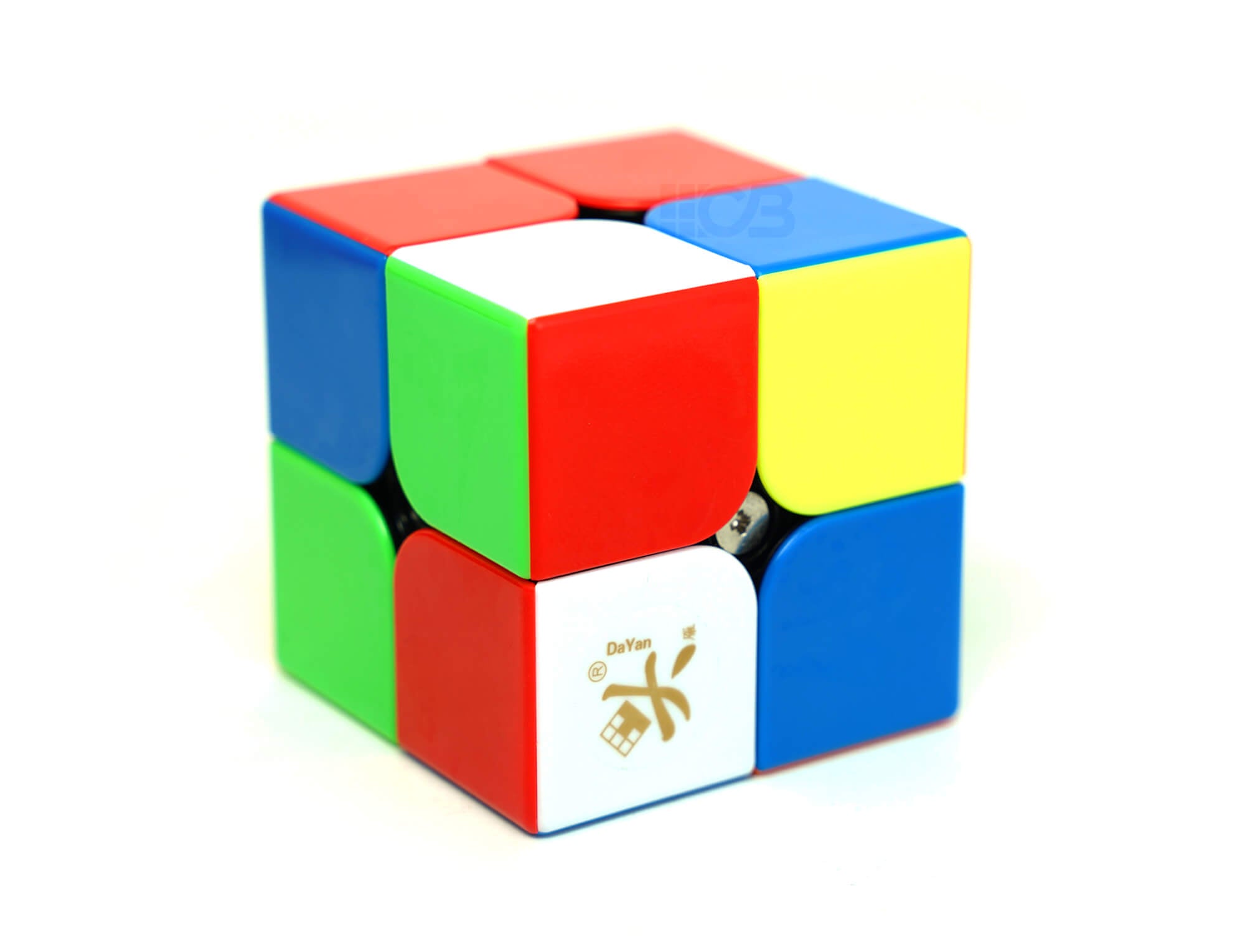 Vista traseira do Cubo Mágico 2x2 DaYan TengYun Plus M Magnético