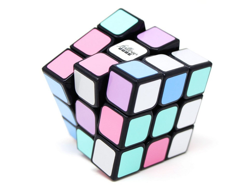 Cubo Mágico 3x3 Fellow Cube Candy em cores pastel — vista frontal
