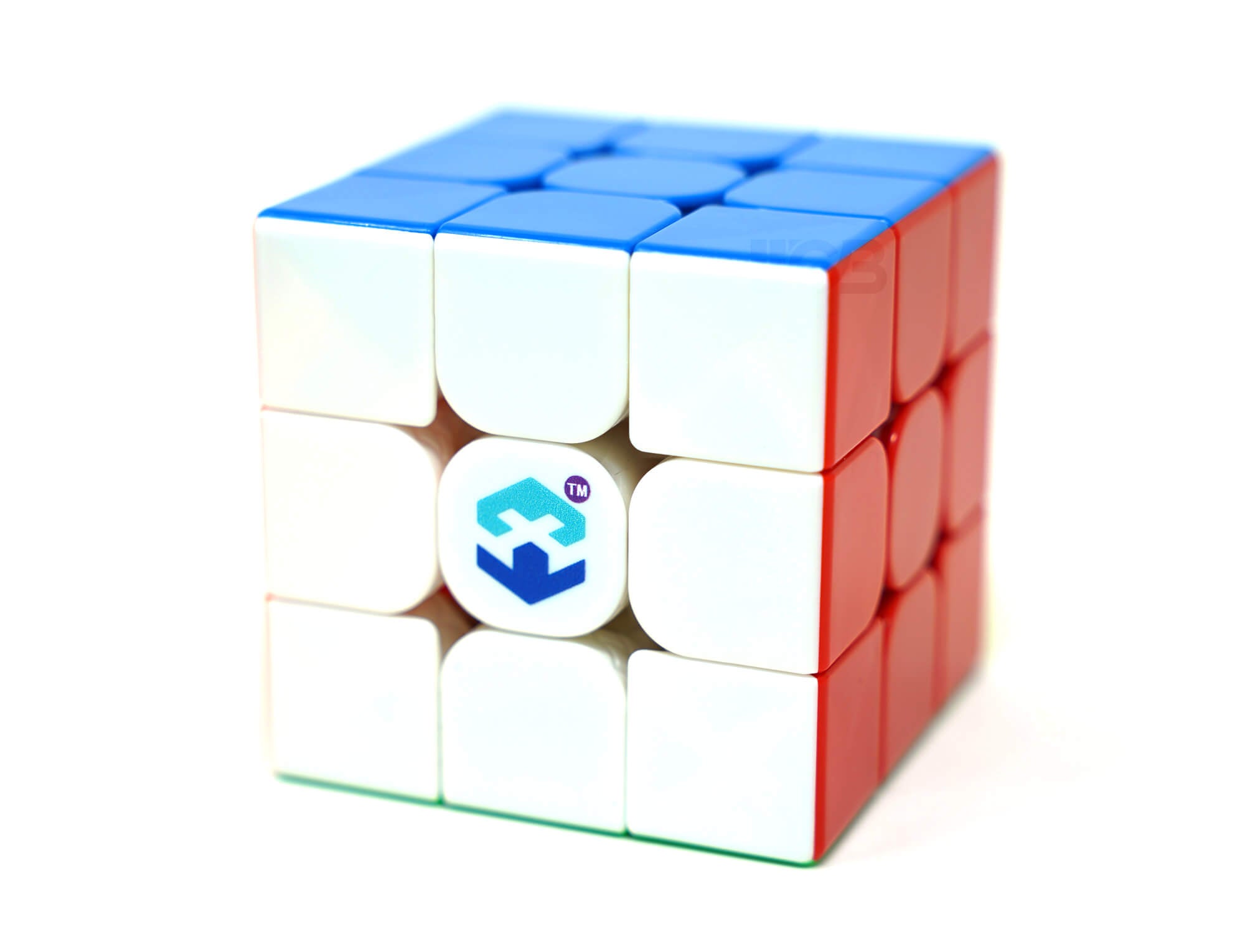 Cubo Mágico Tianma X3 V2 em posição de resolução, ângulo superior