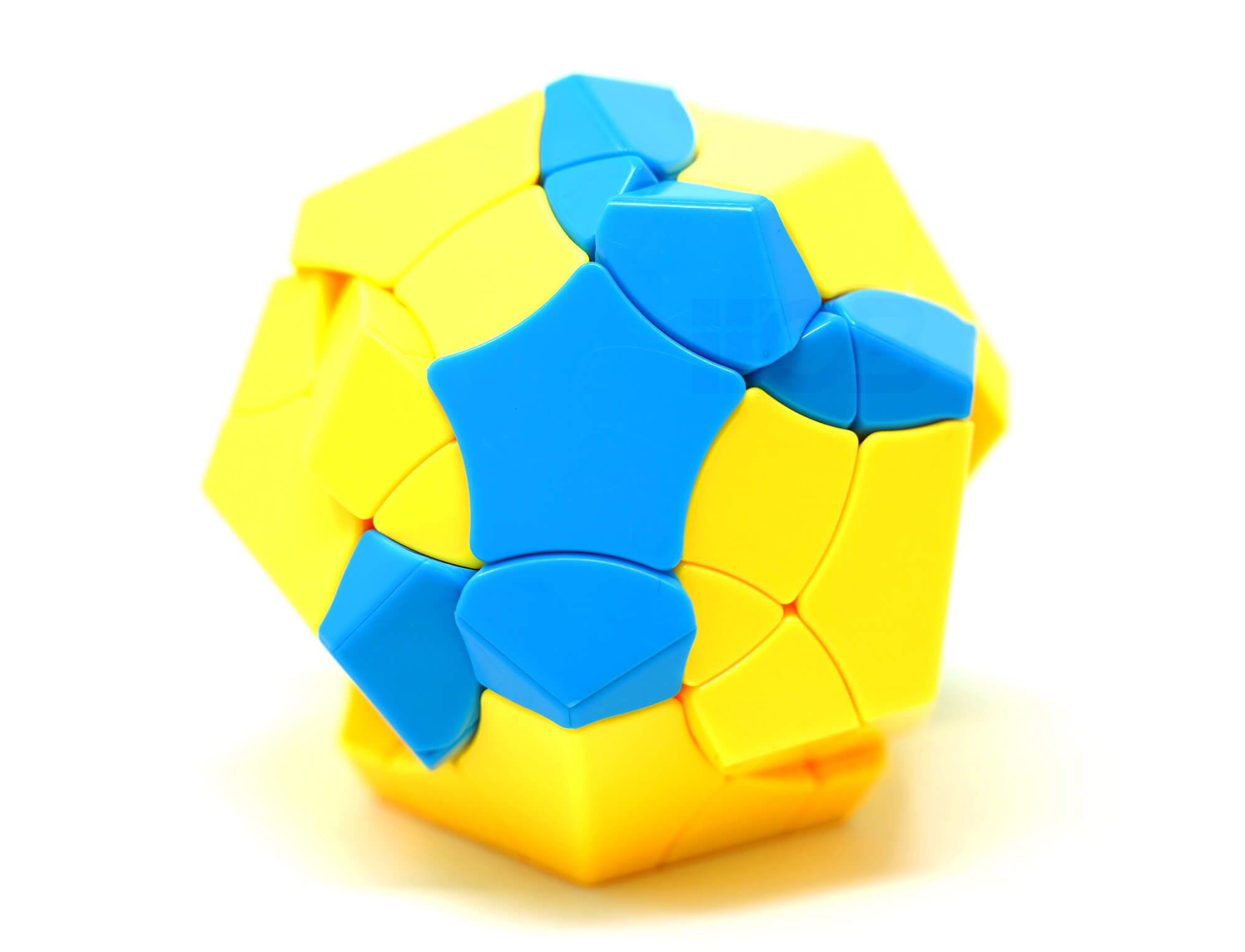 Megaminx Phoenix SengSo — embalagem oficial da SengSo com o cubo mágico ao fundo