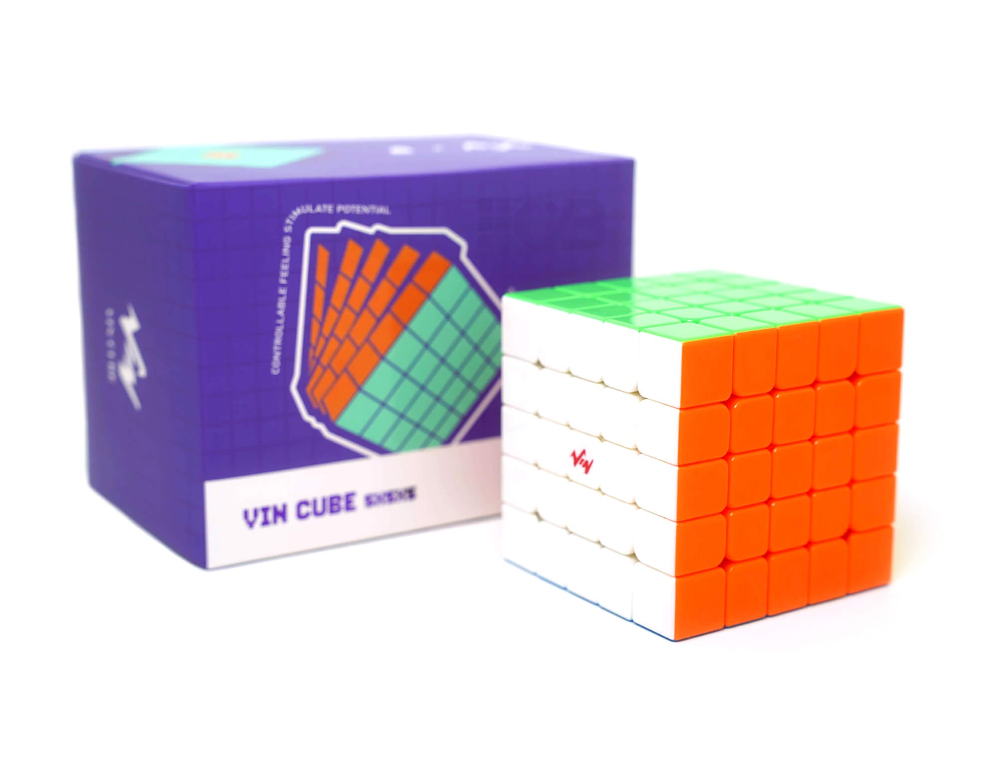Cubo Mágico 5x5 Vin Cube — vista lateral mostrando alinhamento das camadas
