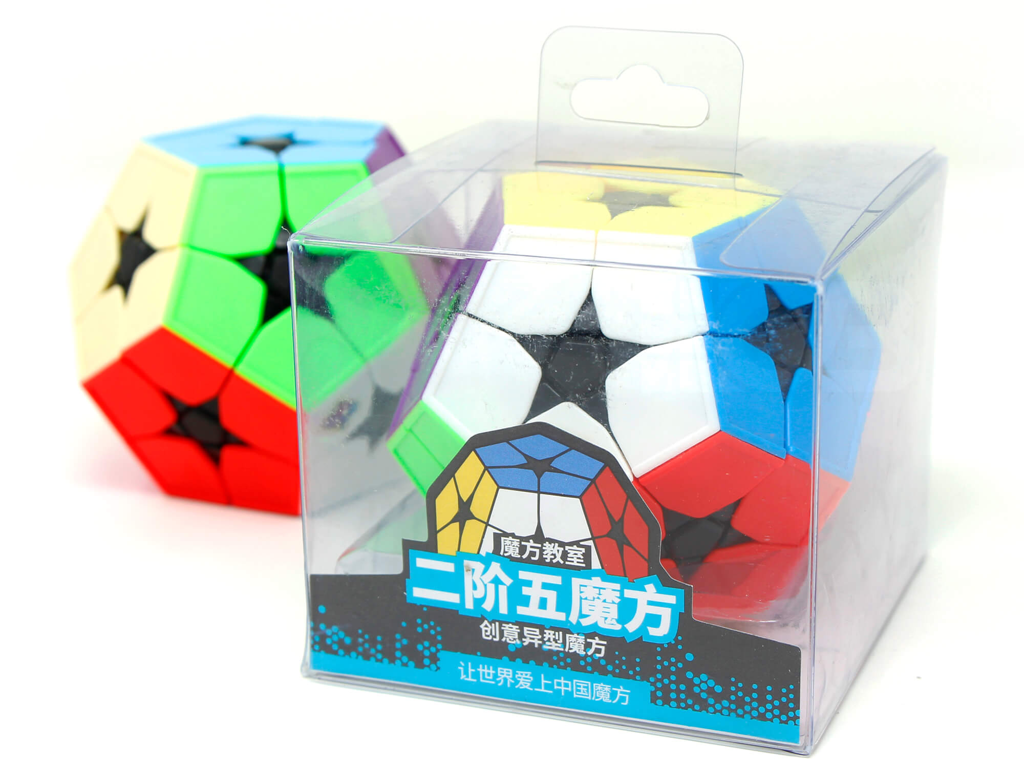 Kilominx MeiLong MoYu — ângulo lateral mostrando as 12 faces do puzzle