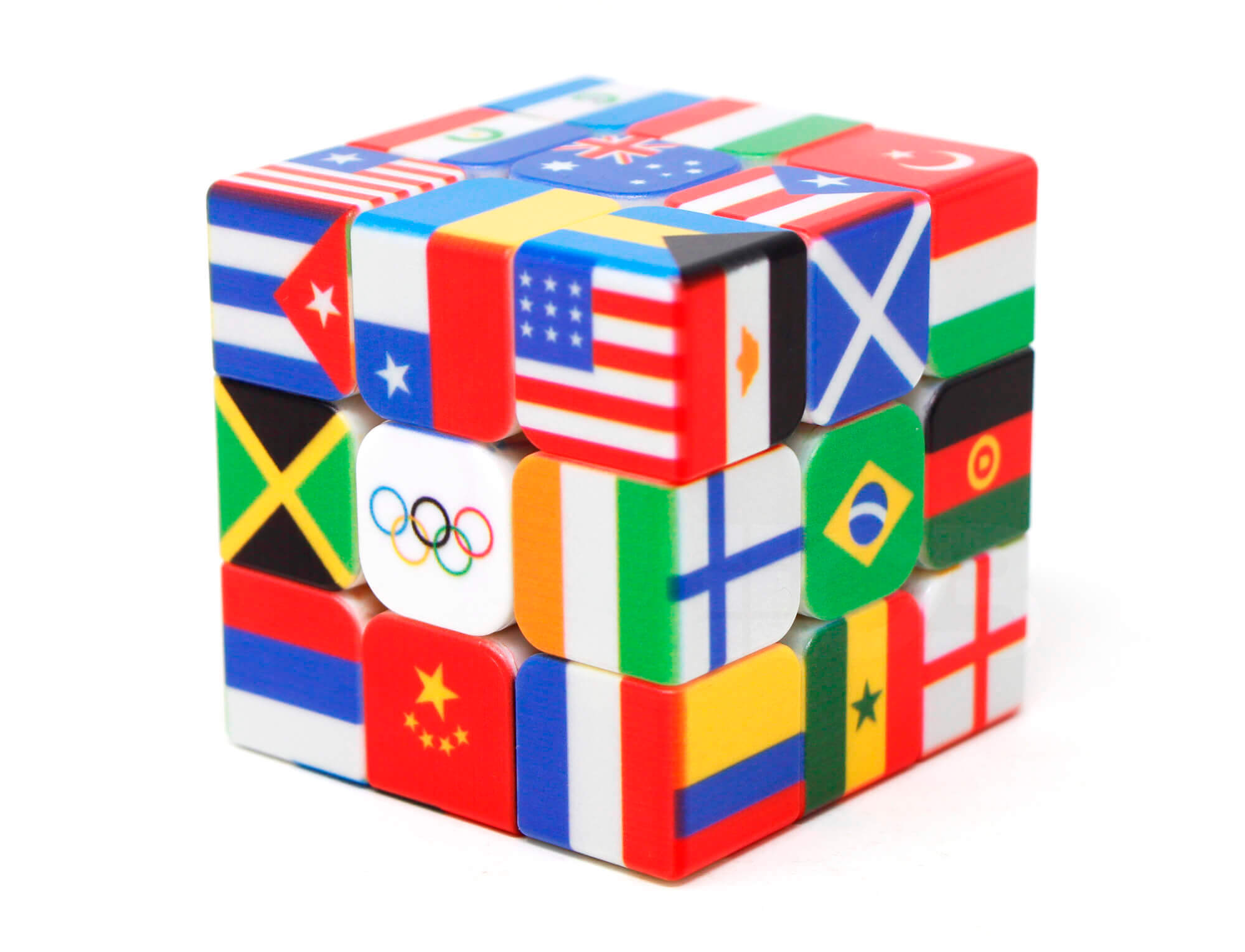 Embalagem do Cubo Mágico Personalizado Olimpíadas Vinci Cube Cuber Brasil