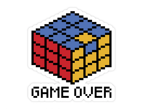 Sticker Cuber Brasil — aplicação em garrafa