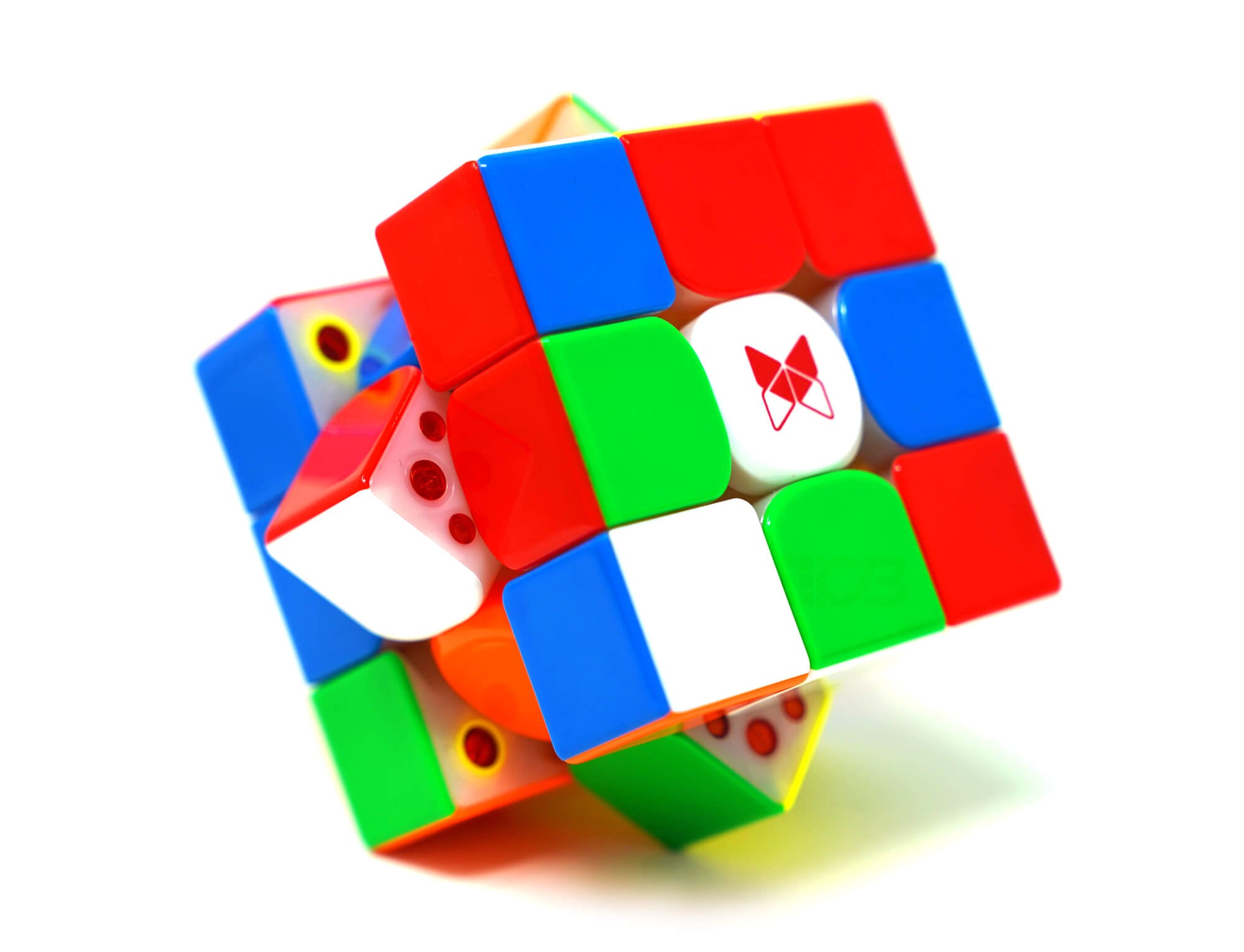 Cubo Mágico 3x3 X-Man Tornado V4 Pioneer UV MagLev Ball Core QiYi