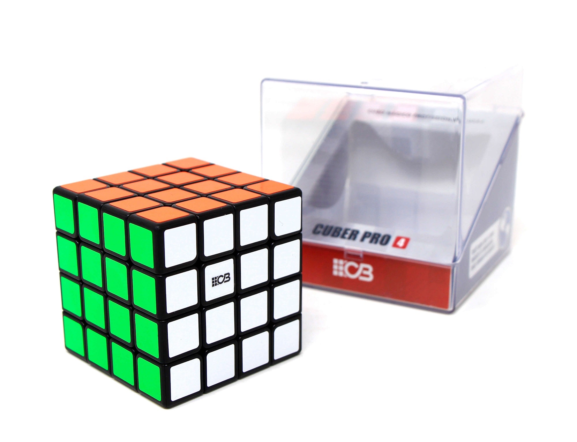 Cubo Mágico 4x4 Stickerless Cuber Pro — detalhe do mecanismo interno