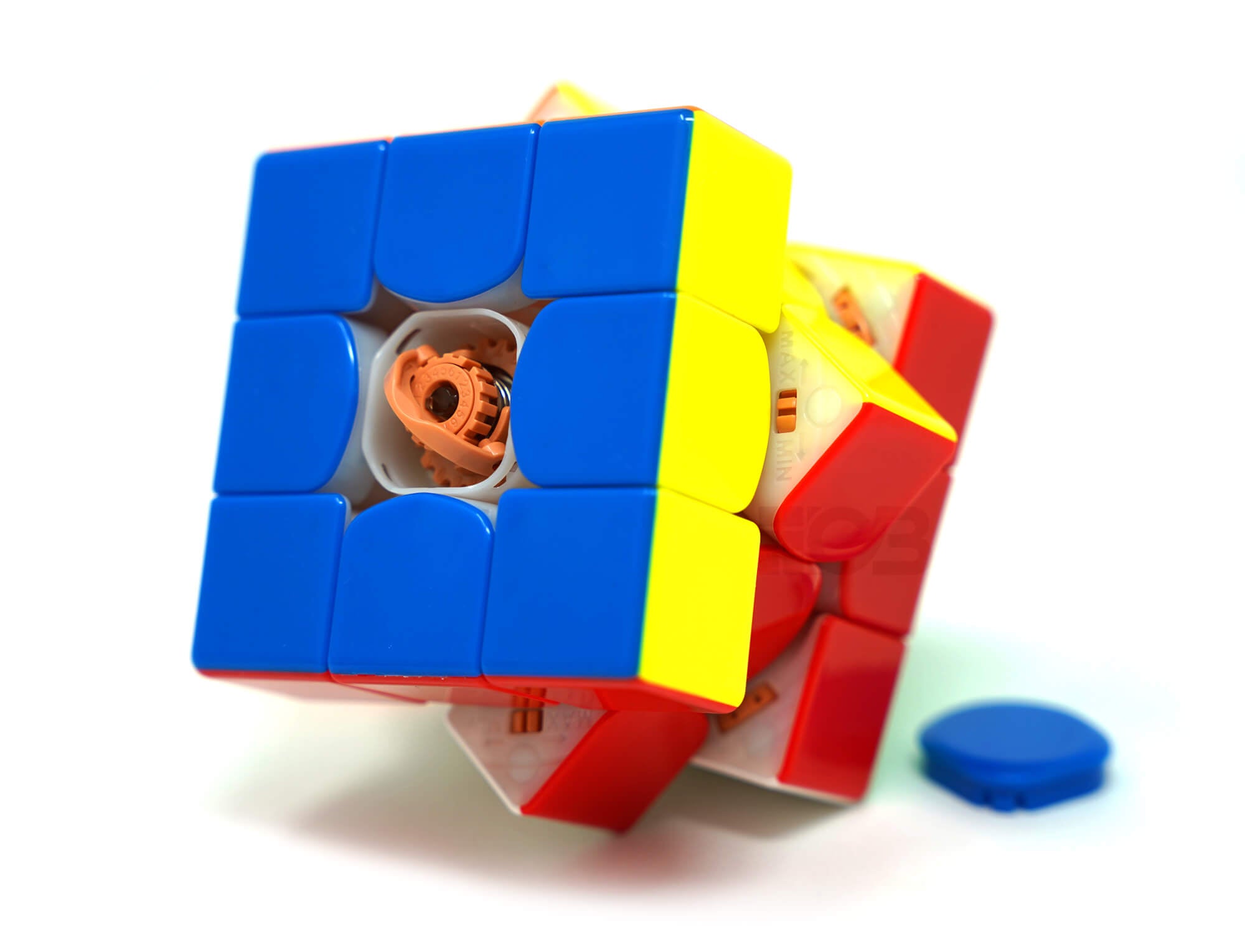 Cubo HuaMeng TG MoYu com ajuste de tensão e regulagem magnética visível