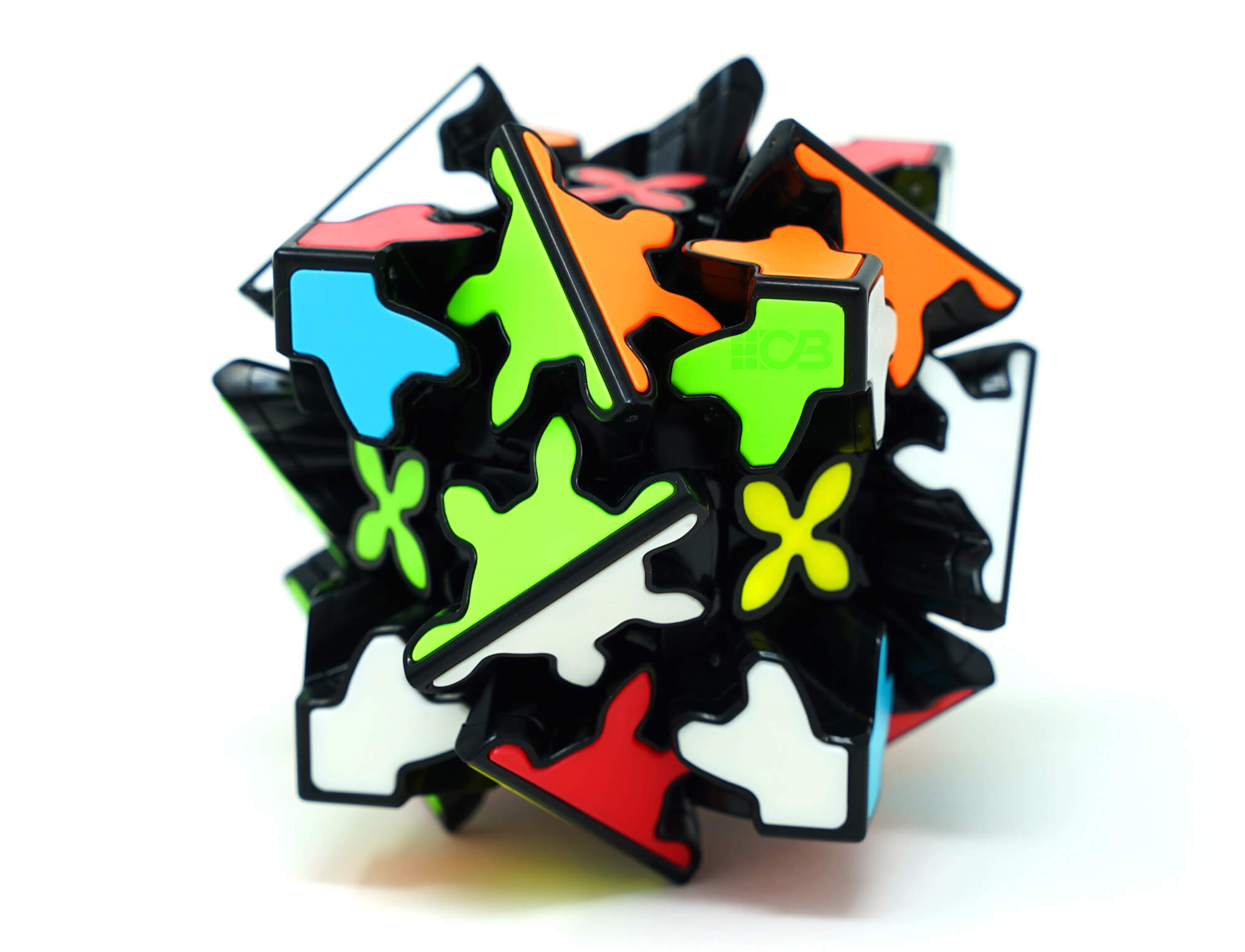 Embalagem premium da linha Cuber Pro com o Gear Ball 3x3