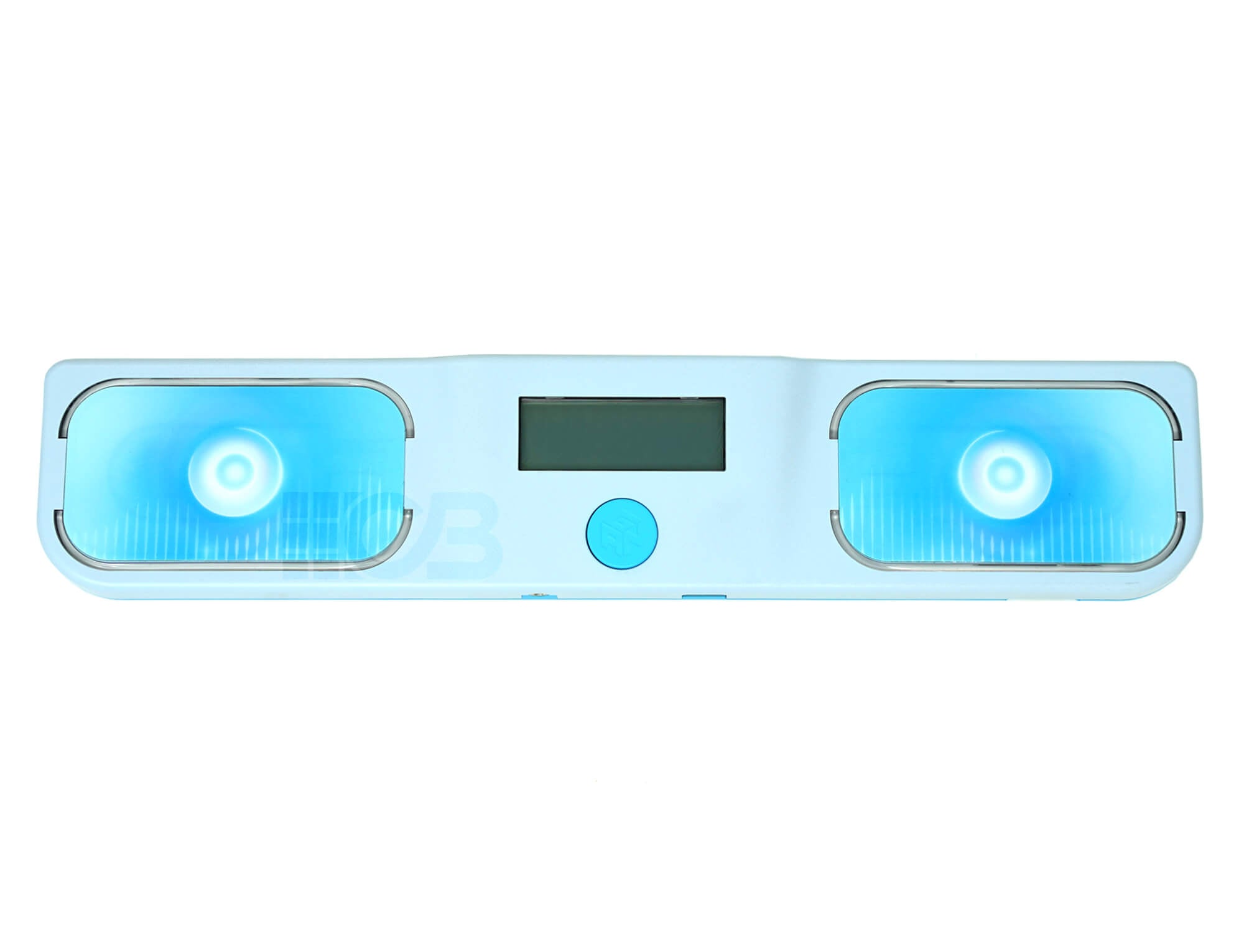 Detalhe do sensor de toque do GAN Smart Timer Halo branco