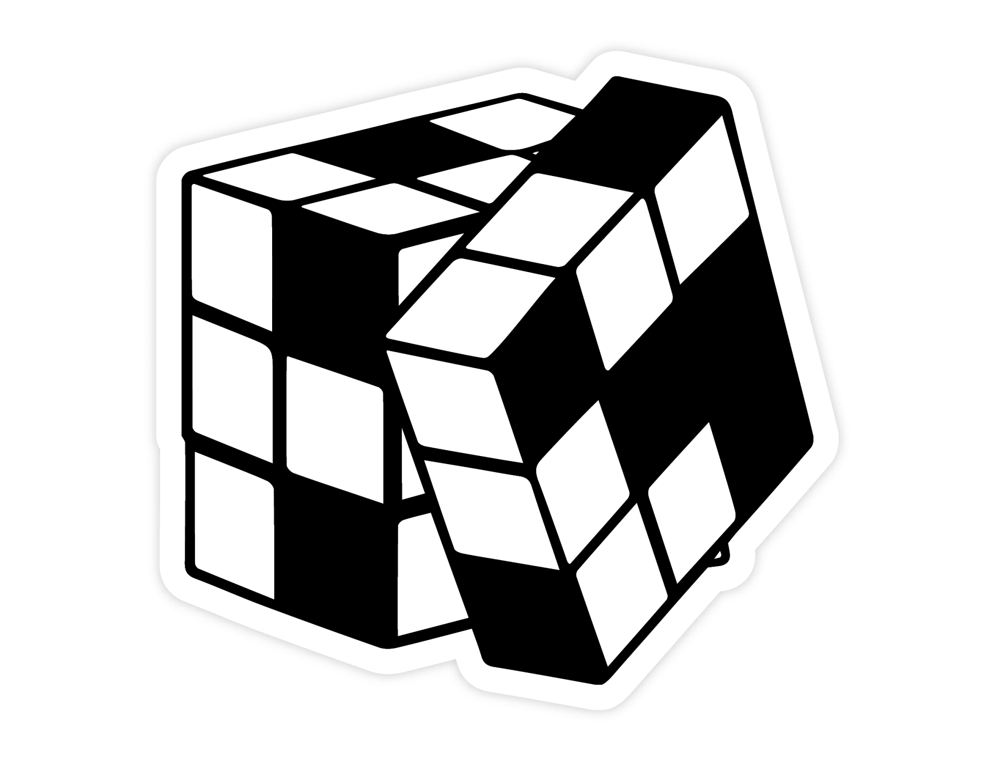 Adesivo Cuber Brasil aplicado em superfície lisa