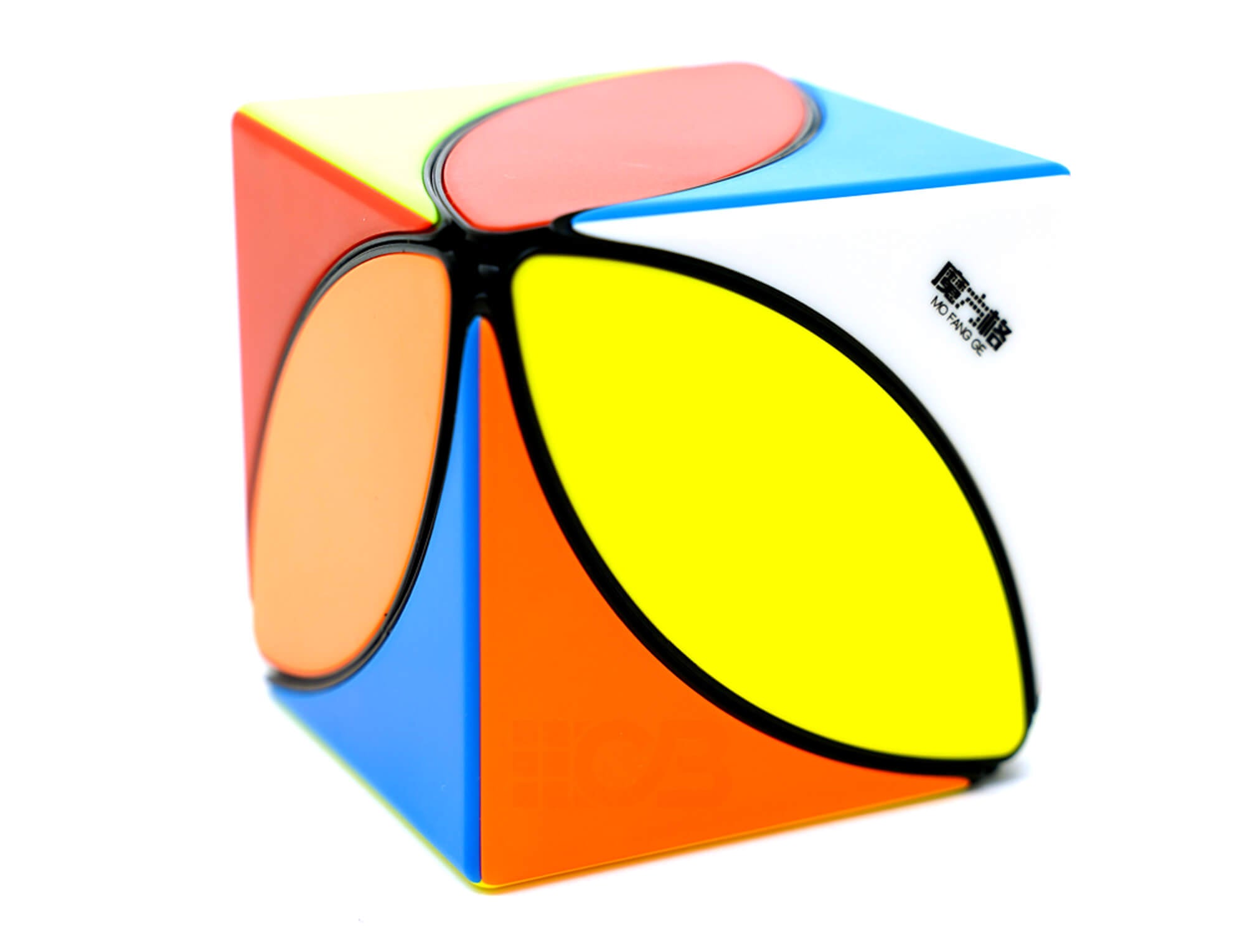 Vista superior do Ivy QiYi Tiled com as cores semitransparentes em destaque