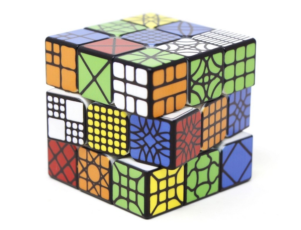 Cubo Mágico 3x3 Personalizado de Cubos Vinci Cube com impressão UV de cubos coloridos nas faces