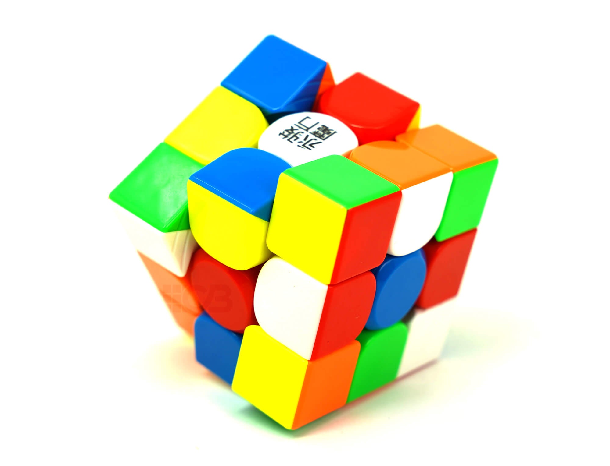 Cubo Mágico 3x3 Mini 50 mm Magnético YJ — vista frontal stickerless