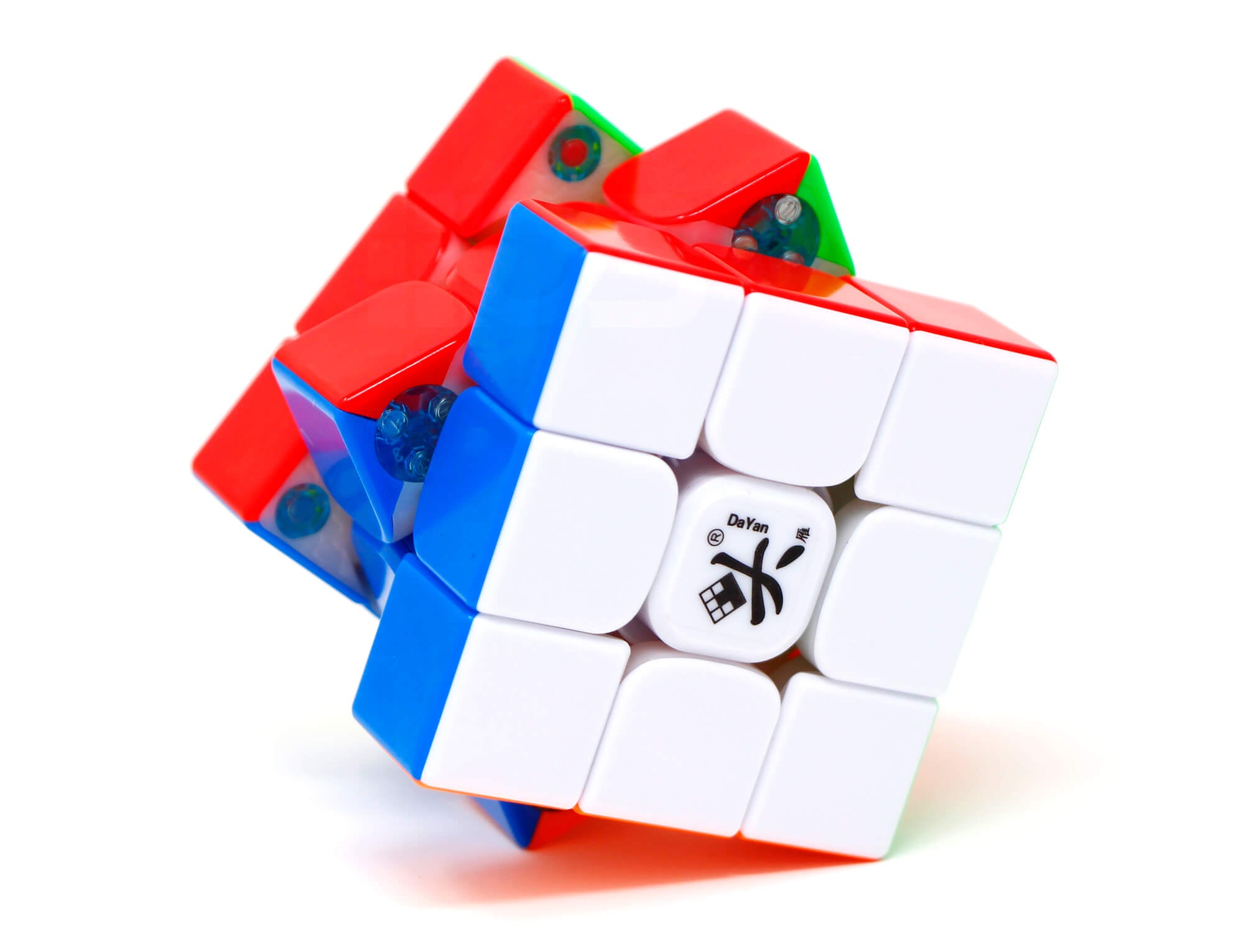 Cubo Mágico 3x3 DaYan TengYun V2 — comparação de ângulos frente e verso