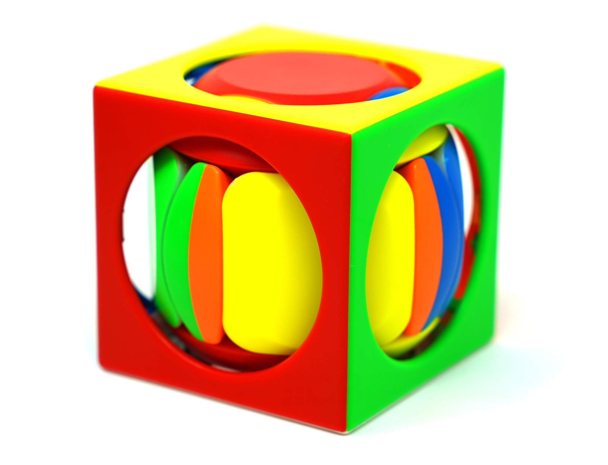 Cuboide Finhop YJ com as camadas giradas, mostrando os movimentos