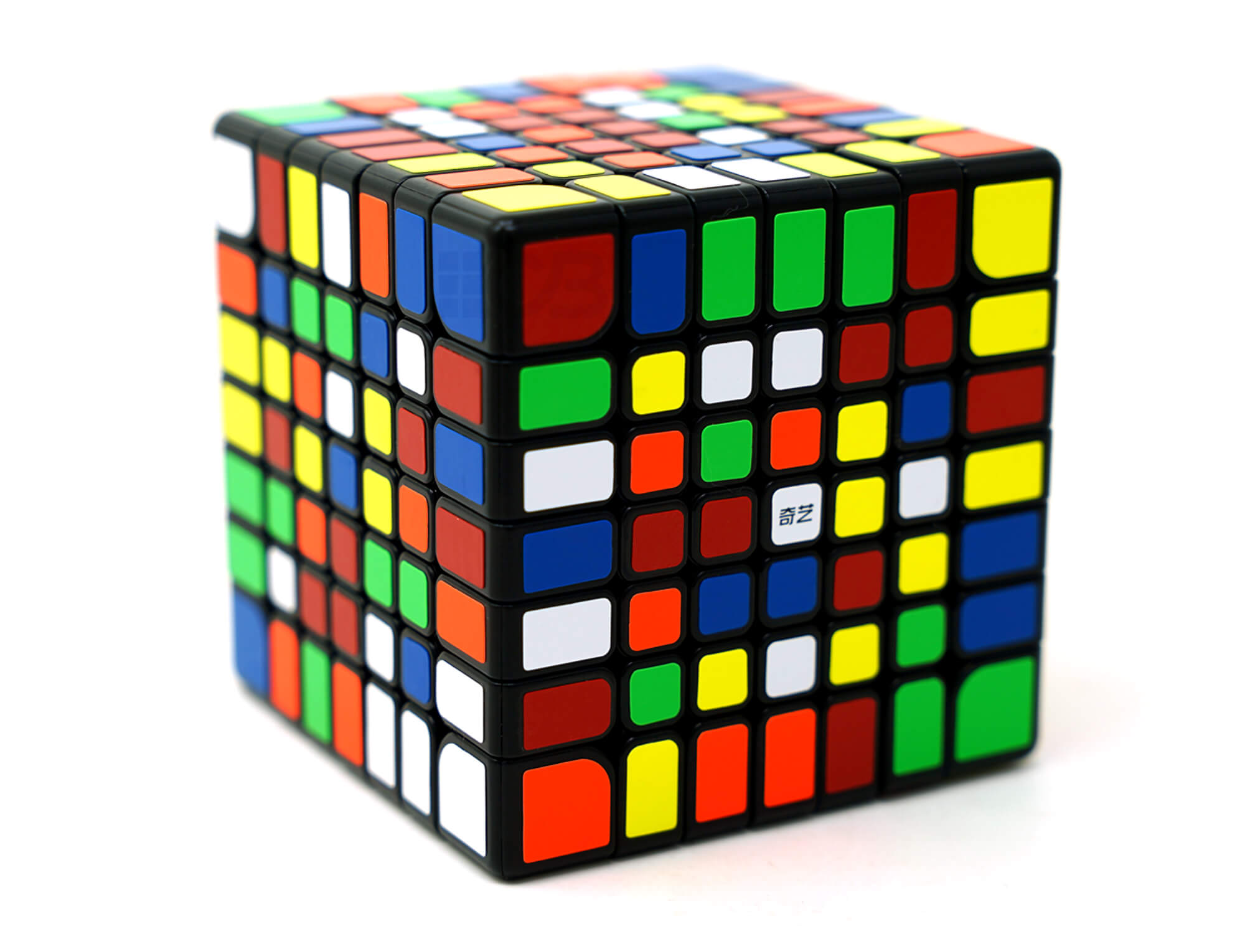 Detalhe das peças e mecanismo do Cubo Mágico 7x7 QiYi QiXing Sail