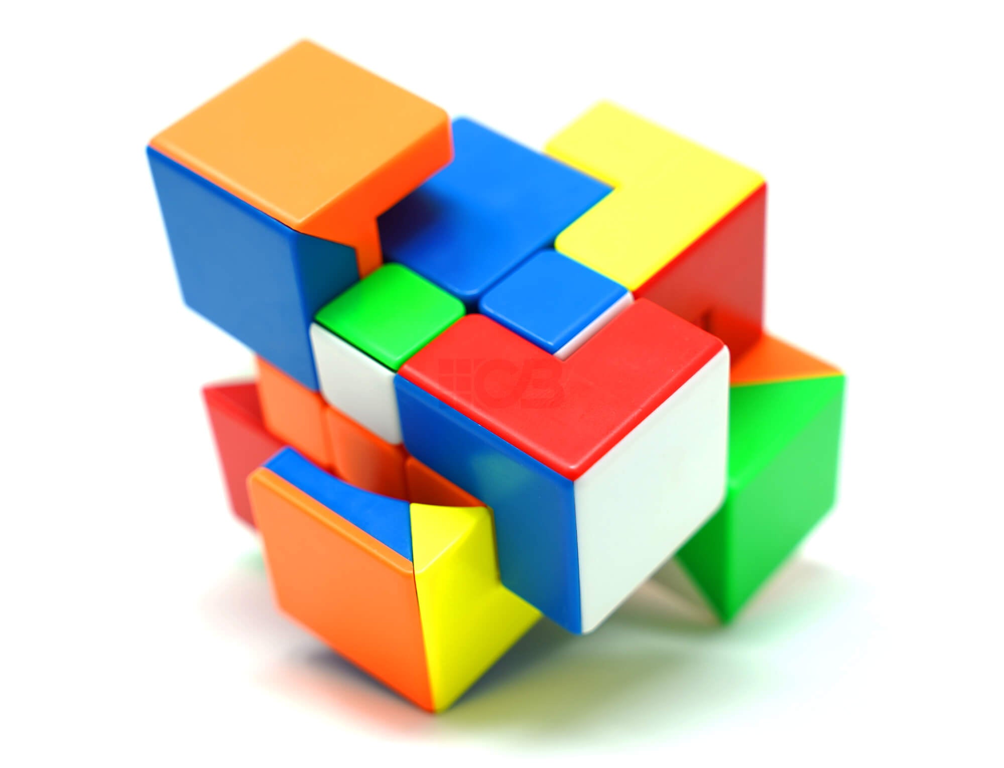 Embalagem oficial do Cubo Mágico Puppet I MoYu com identificação do modelo shape mod