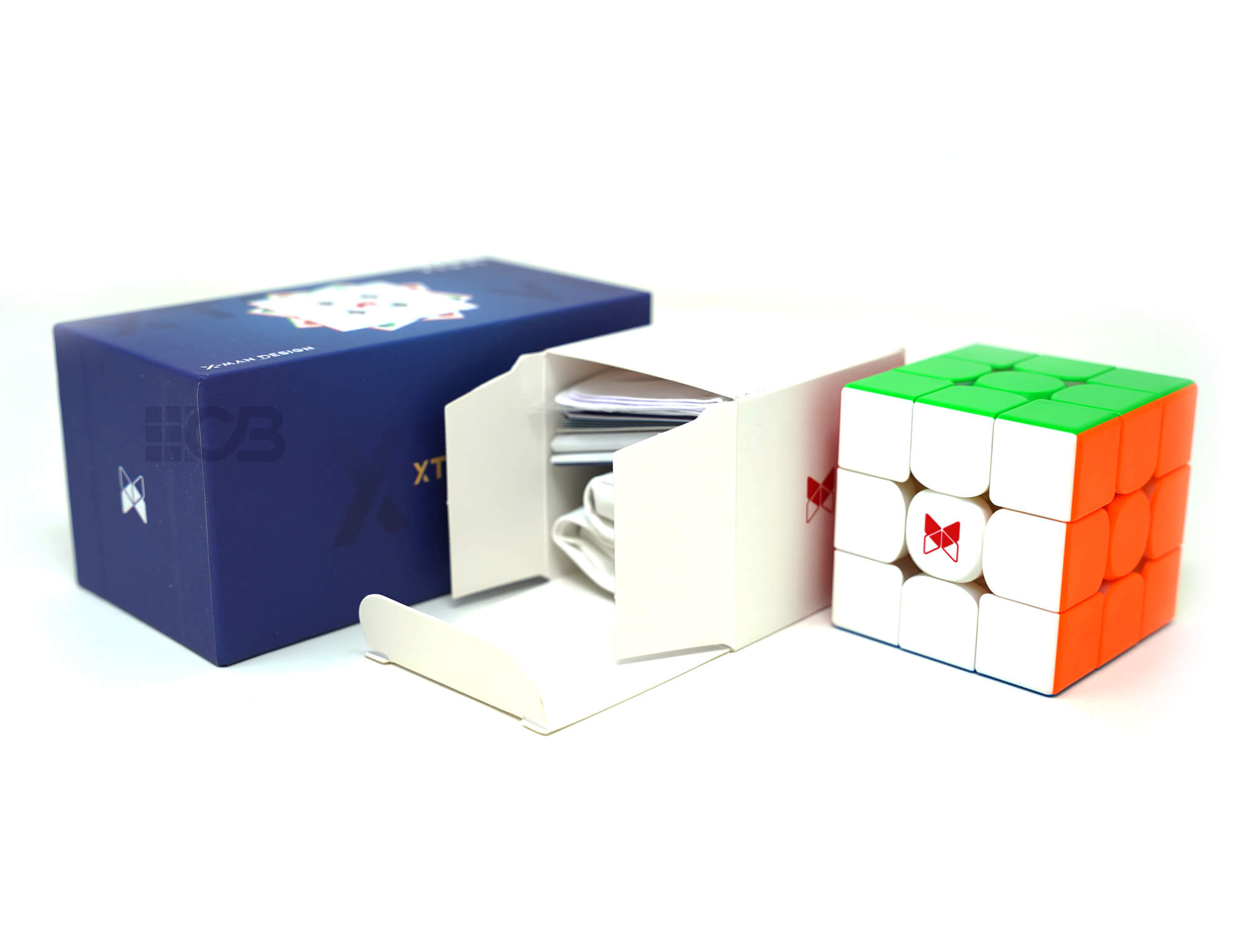 Vista superior do Cubo Mágico 3x3 X-Man XT3 V1 QiYi