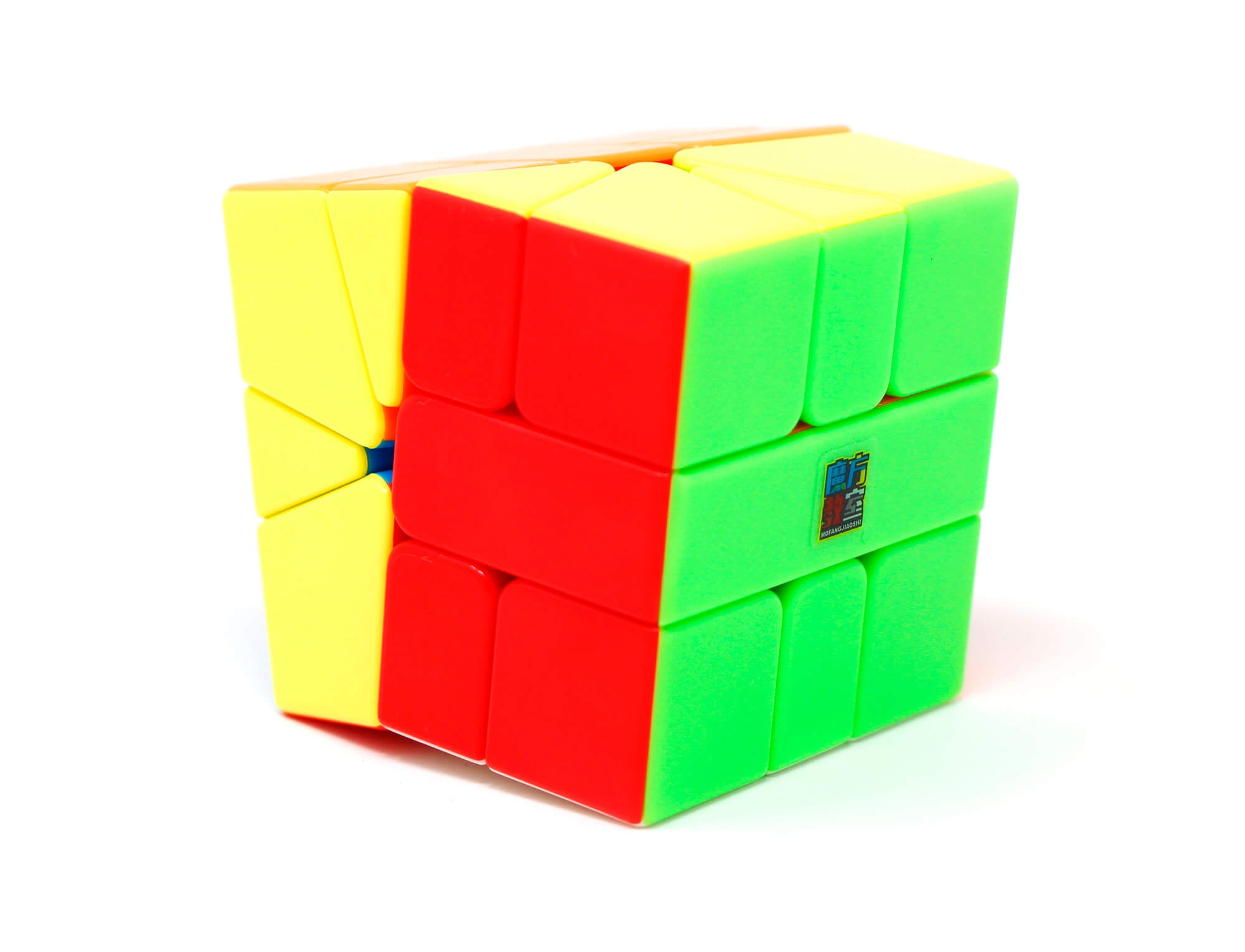 Embalagem do Square-1 MoYu Meilong com o cubo ao lado
