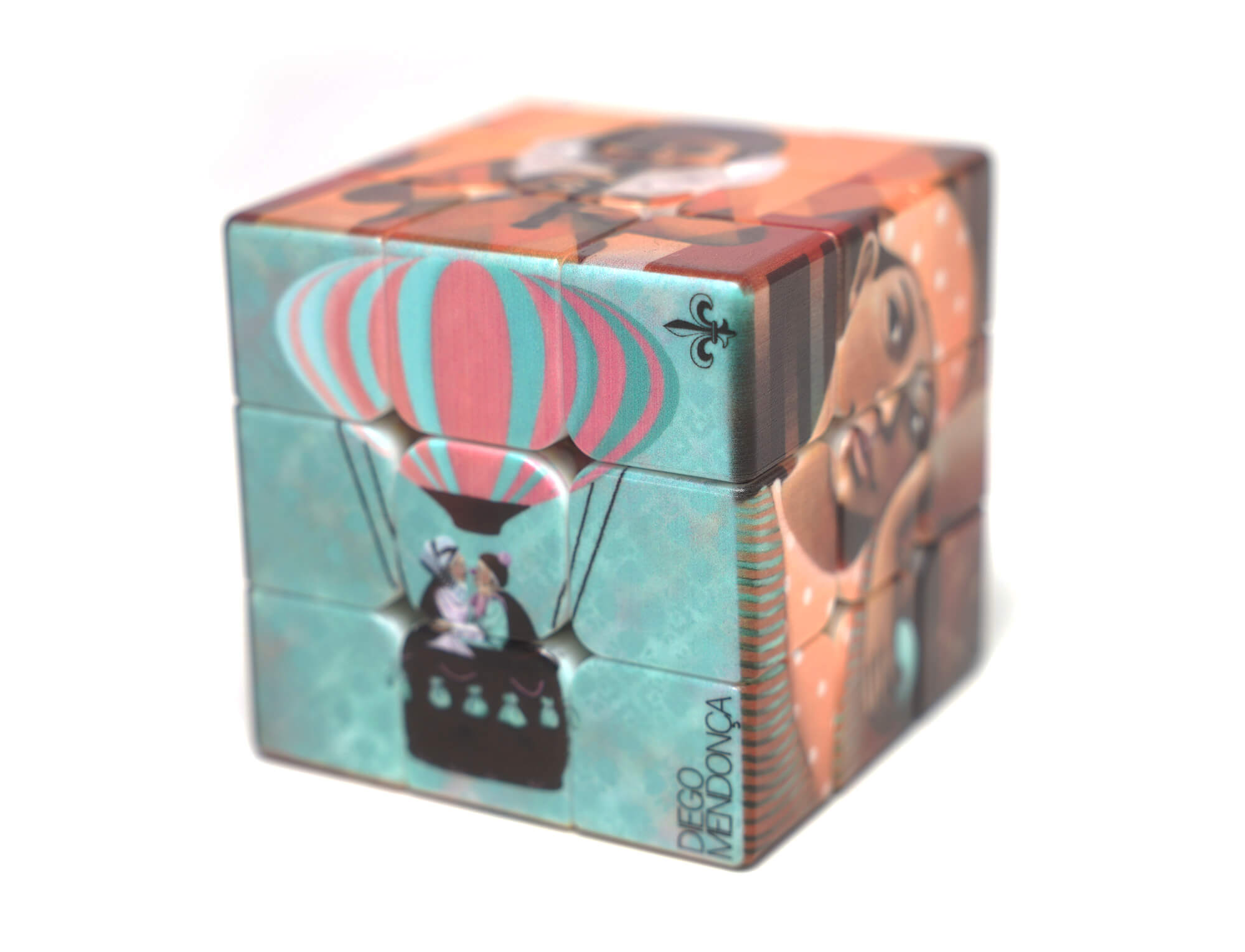 Cubo Mágico 3x3 Personalizado Circo Vinci Cube — embalagem e apresentação do produto