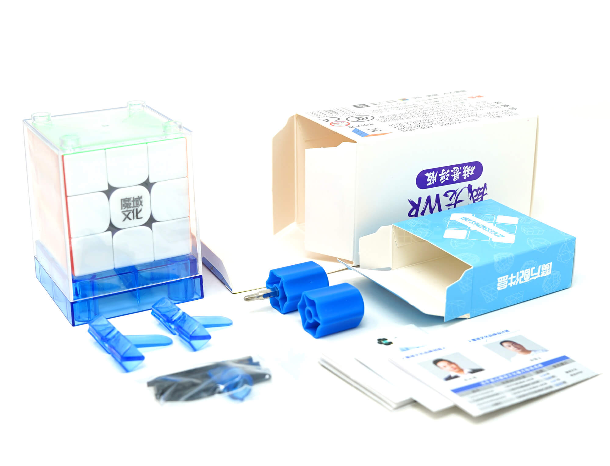 Cubo Mágico Weilong WRM 2021 MagLev — ângulo lateral mostrando acabamento stickerless