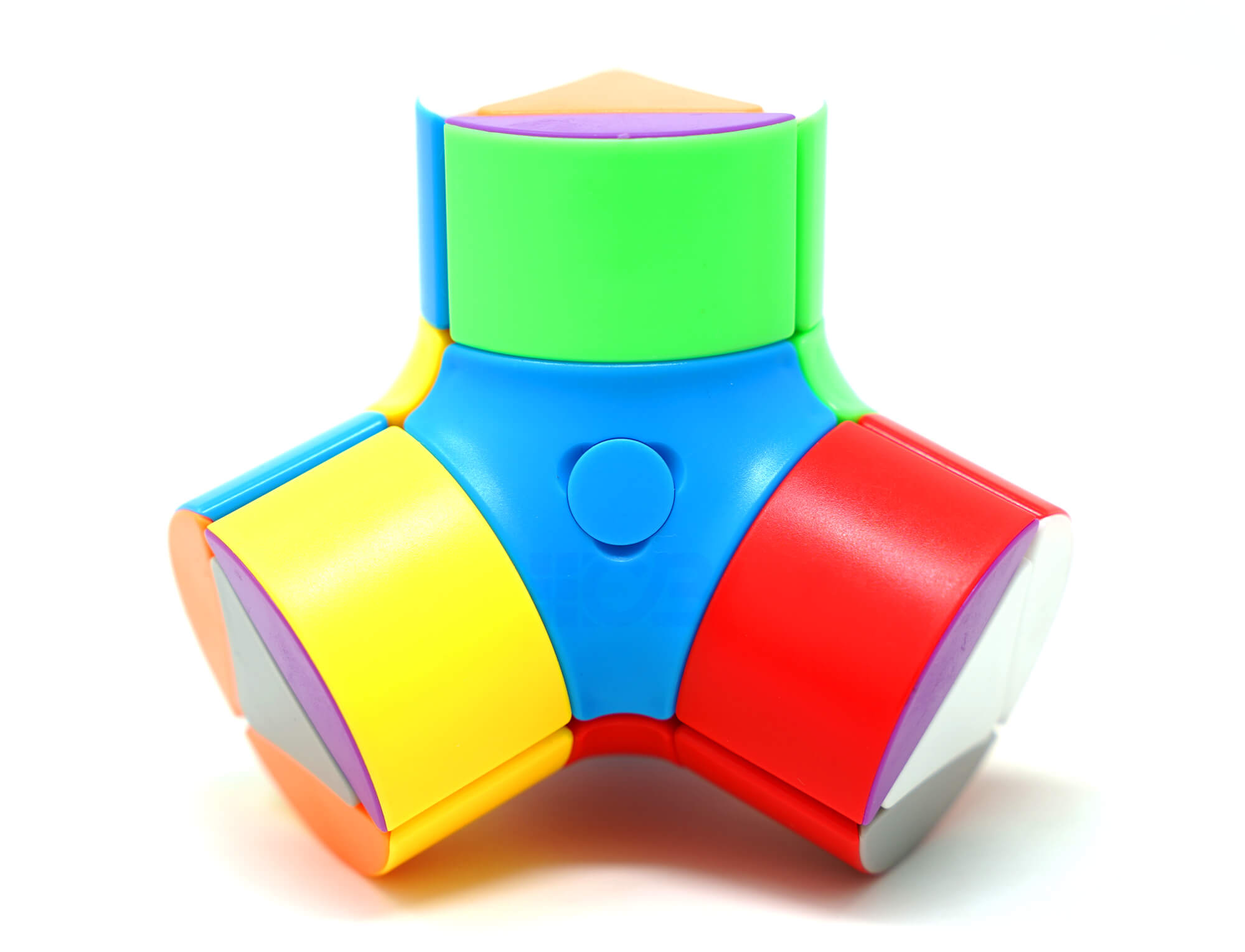 Q-Platypus SengSo shape mod cubo mágico vista frontal stickerless