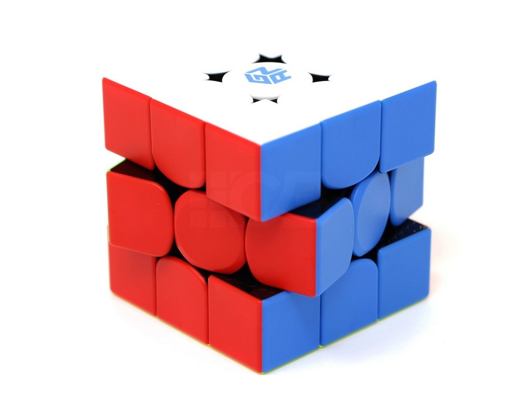 Embalagem do Cubo Mágico GAN 356 RS V2 Stickerless com manual incluso