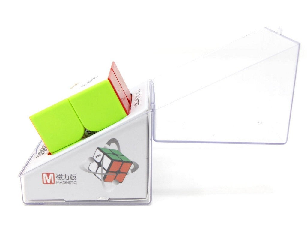 Cubo Mágico 2x2 QiYi MS Magnético Stickerless — embalagem oficial QiYi