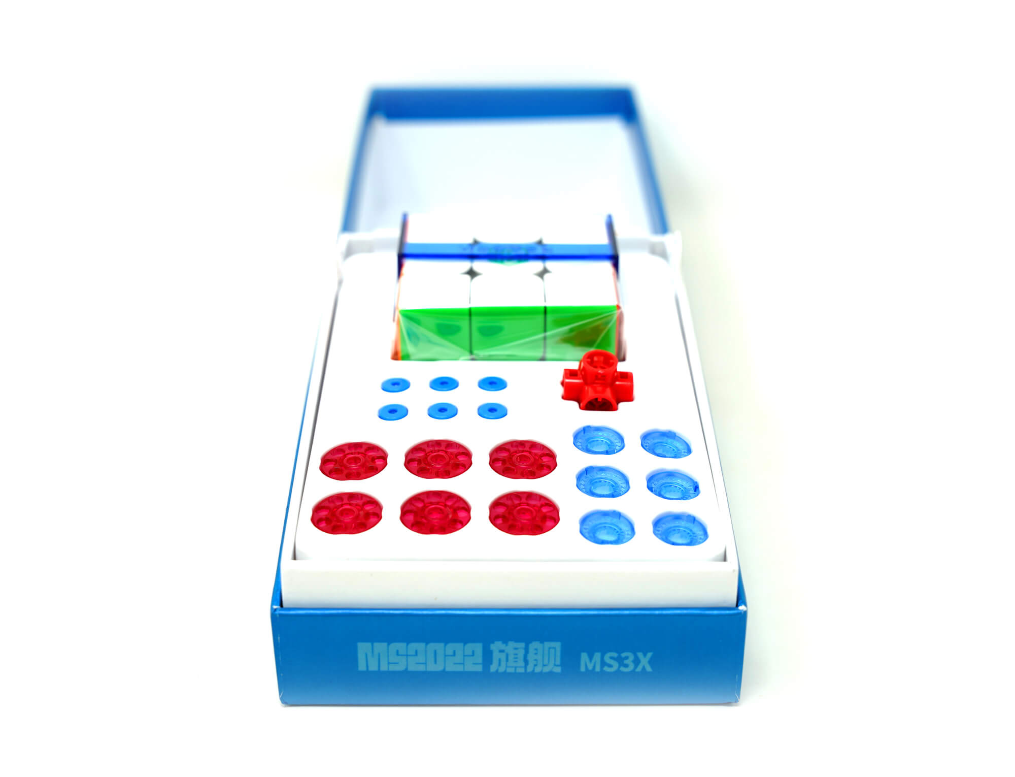 MS3X MSCube aberto mostrando sistema de imãs interno