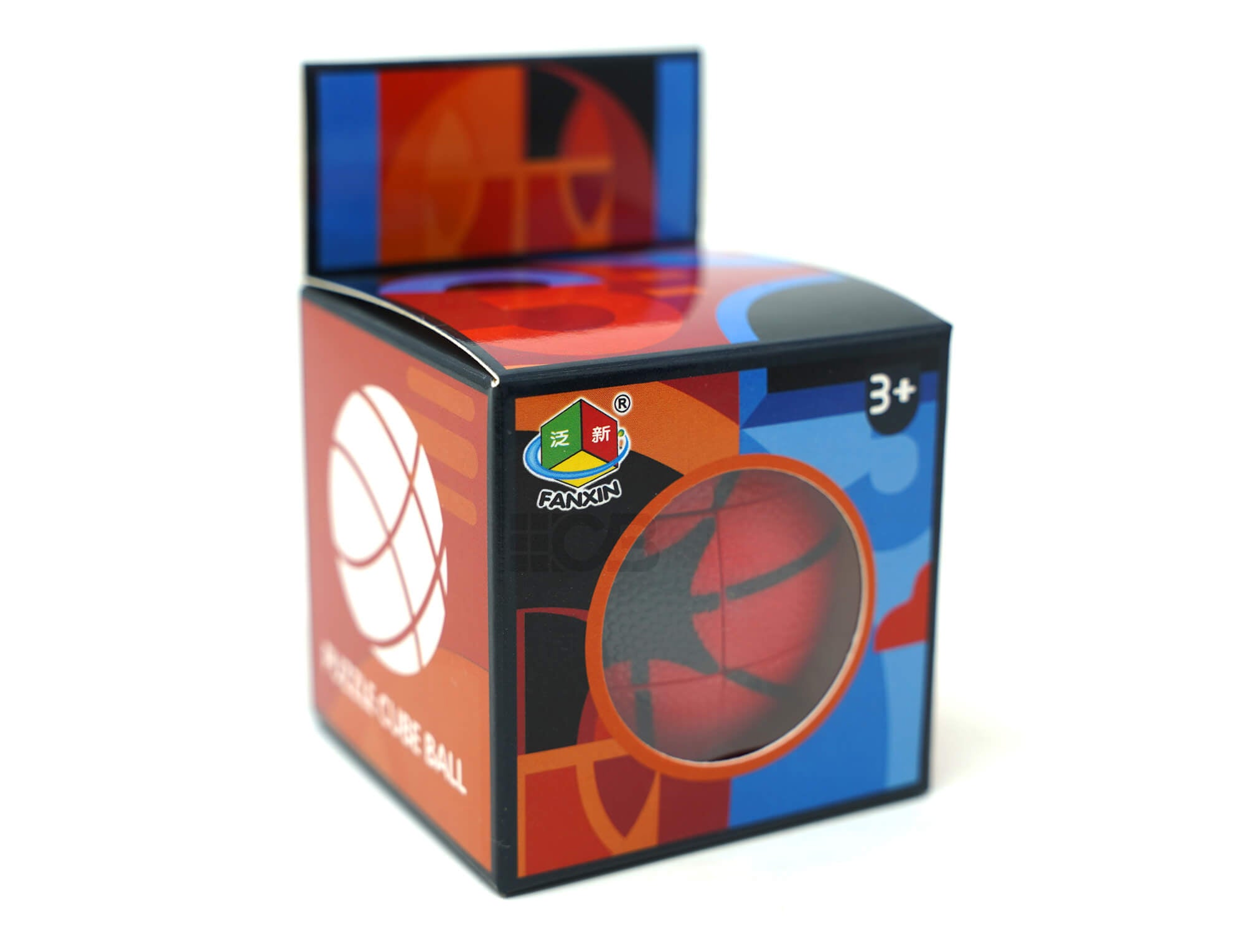 Basketball 3x3 Fanxin azul embaralhado mostrando peças de tamanhos diferentes
