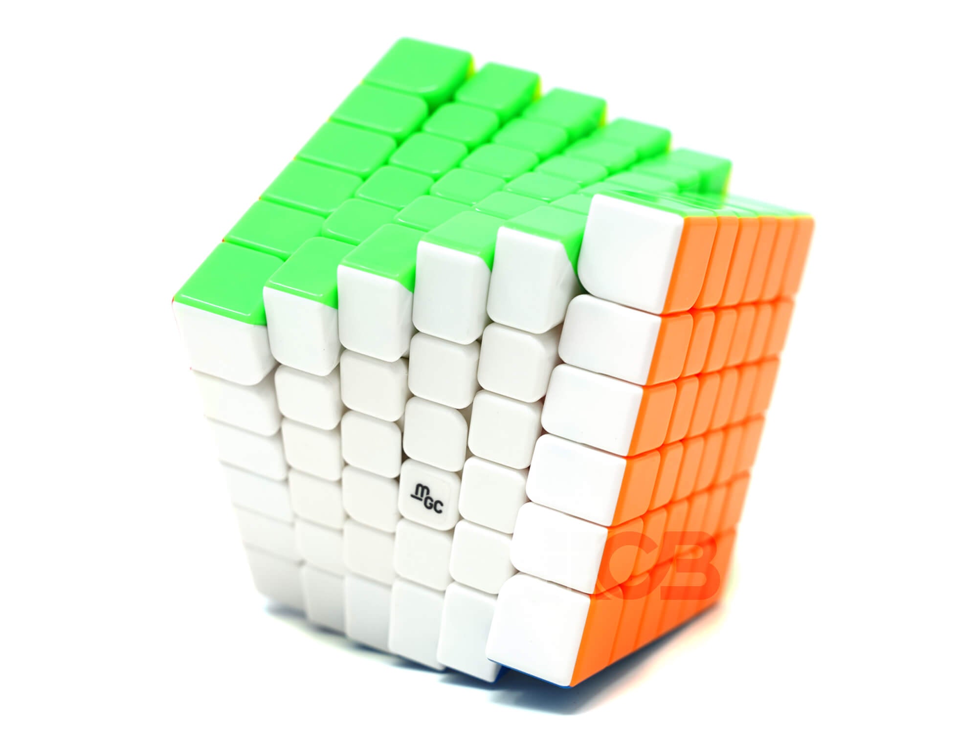 Cubo Mágico 6x6 YJ MGC Magnético stickerless em vista frontal