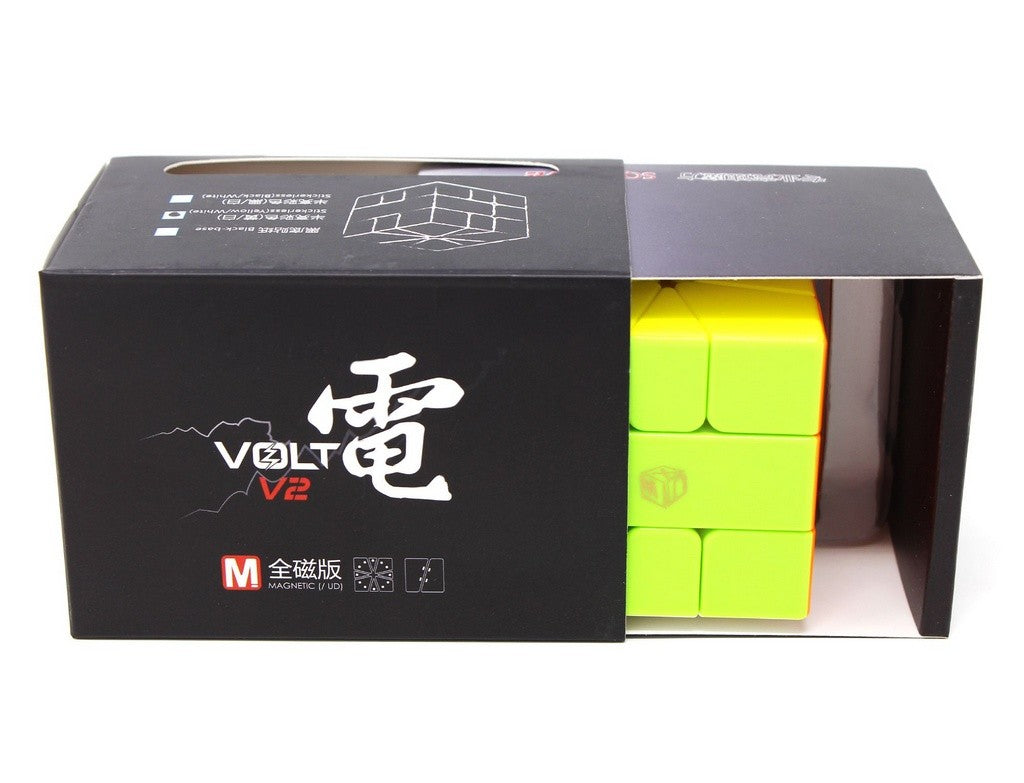 Square-1 X-Man Volt QiYi — ângulo lateral mostrando o formato característico do puzzle