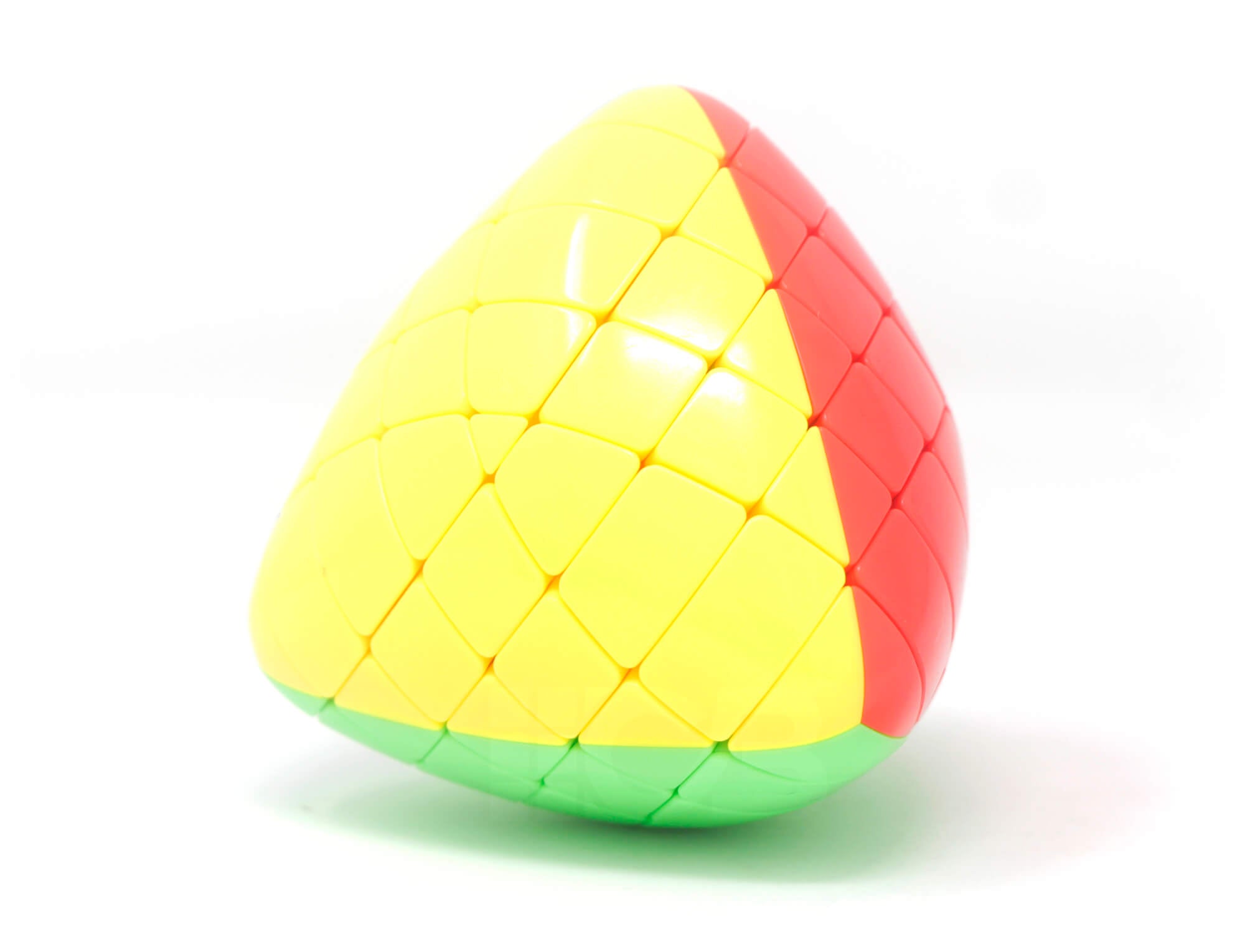 Mastermorphix 5x5x5 SengSo — vista traseira do cubo mágico em formato pirâmide 5x5