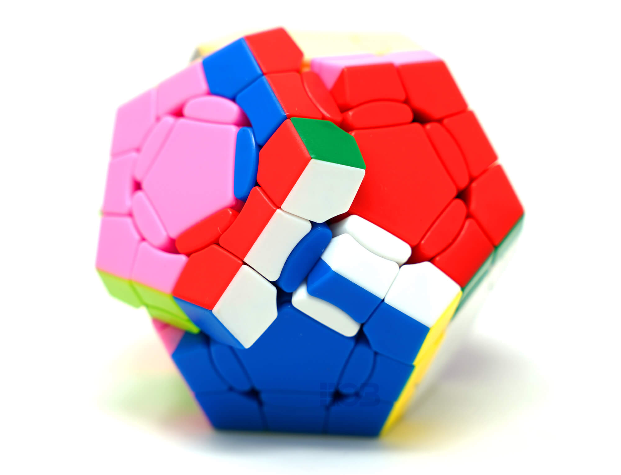 Embalagem do Megaminx Crazy Colorido SengSo com identificação do modelo