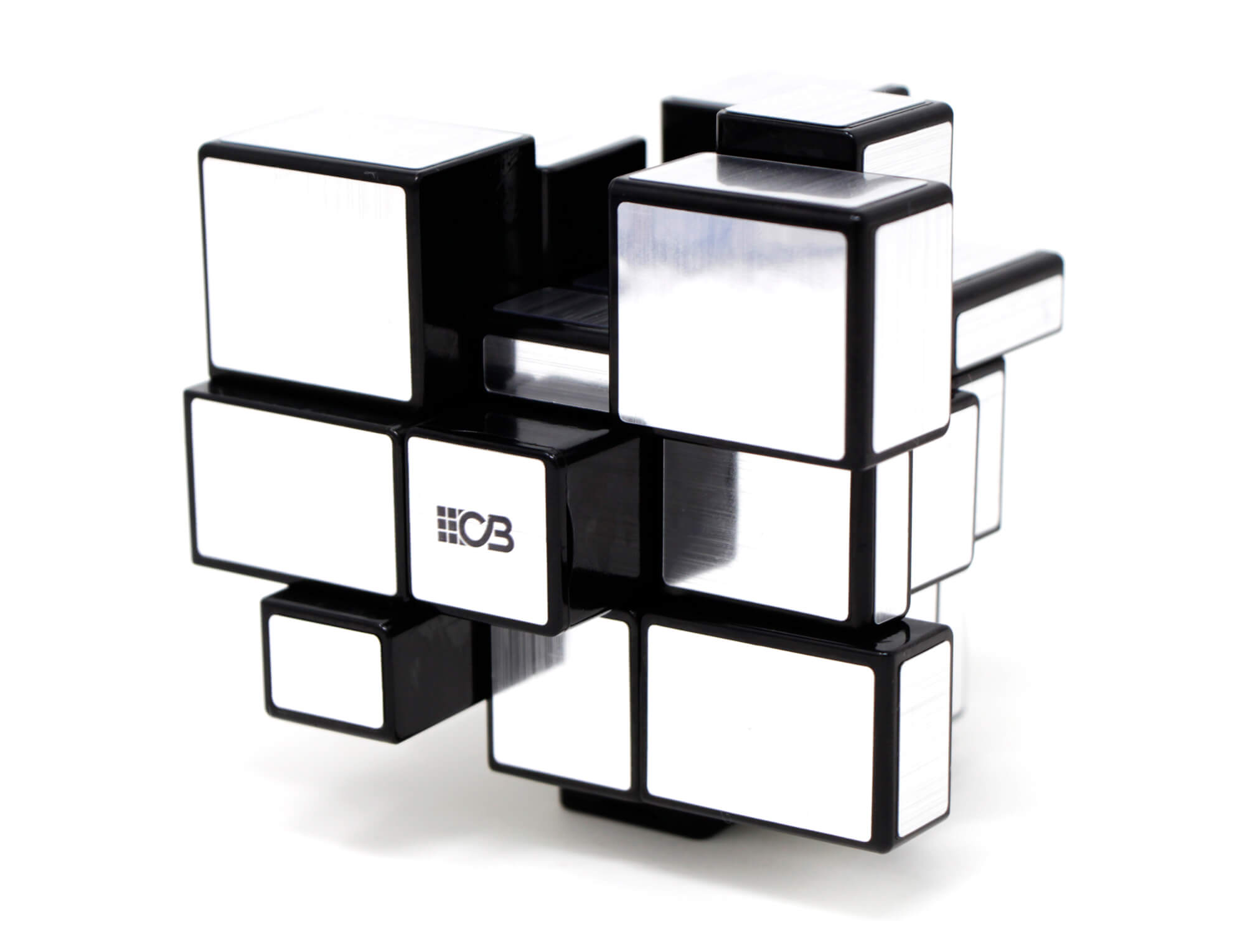 Mirror Blocks 3x3 Cuber Pro — cubo parcialmente resolvido